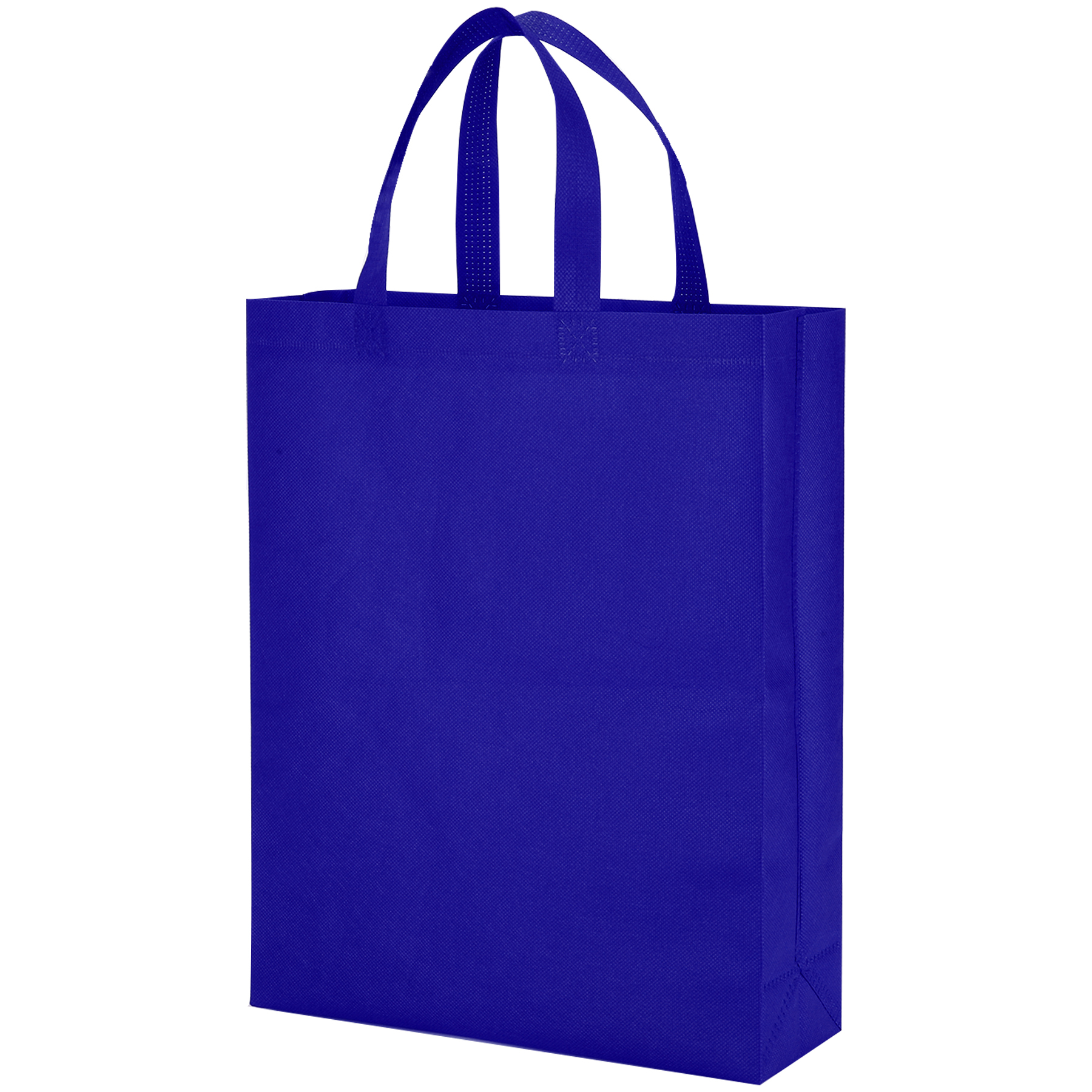 Heat Sealed Non-Woven Grocery Tote Bag(12''×15''×4''）