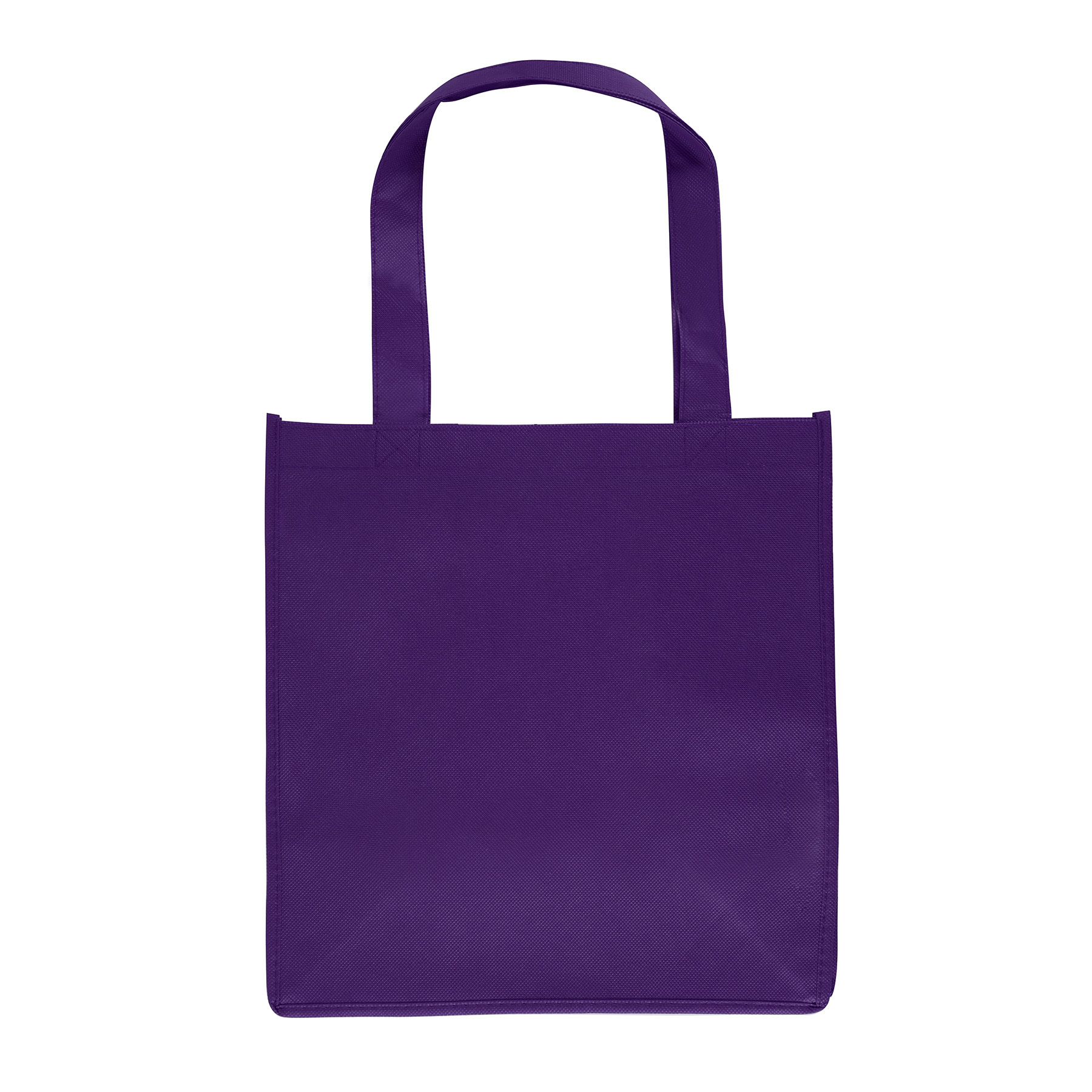 Reusable Non-woven Grocery Tote Bags（12'' x 13'' x 8''）