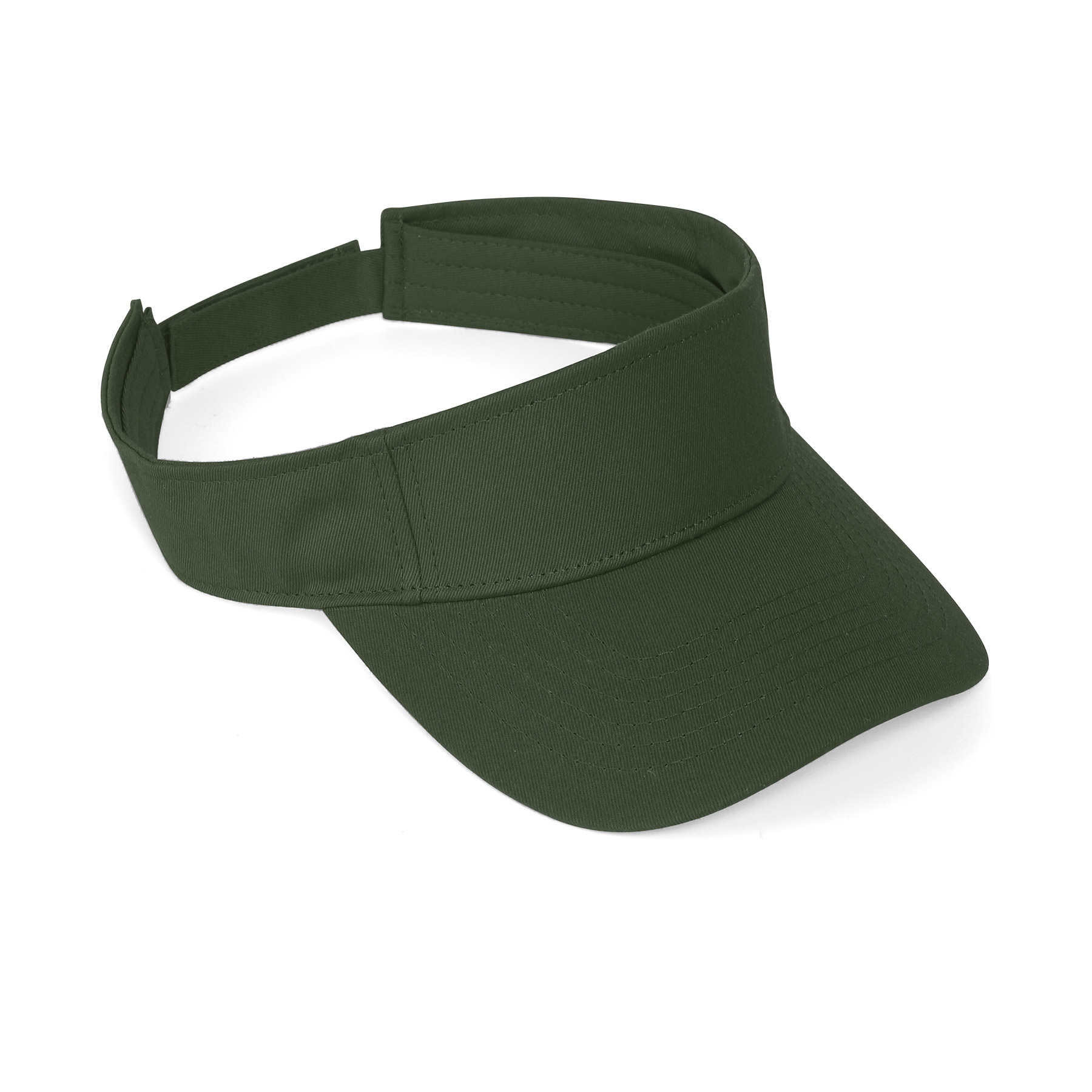 Structured Cotton Visor Hat