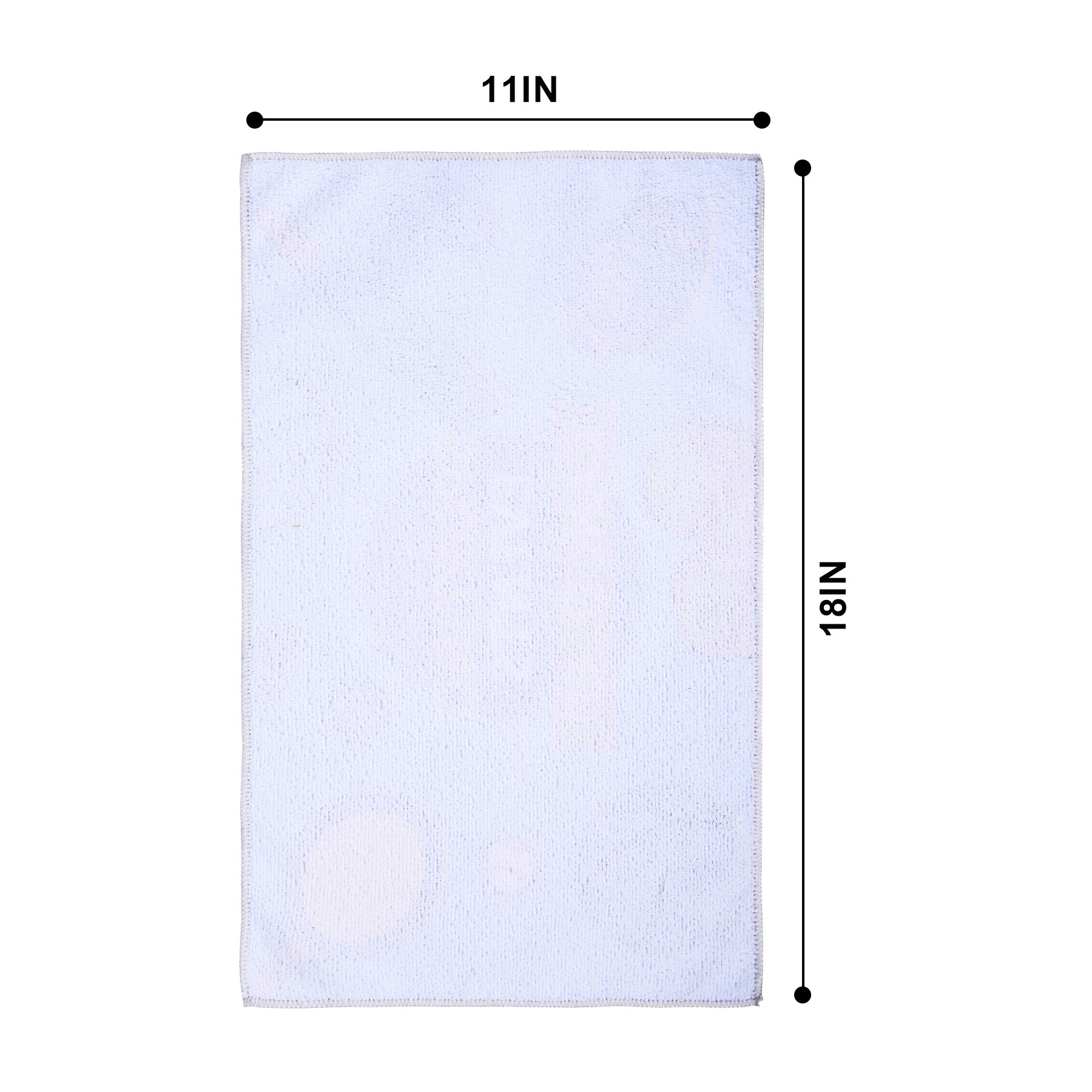 11"x18" Microfiber Rally Towel with Sublimation