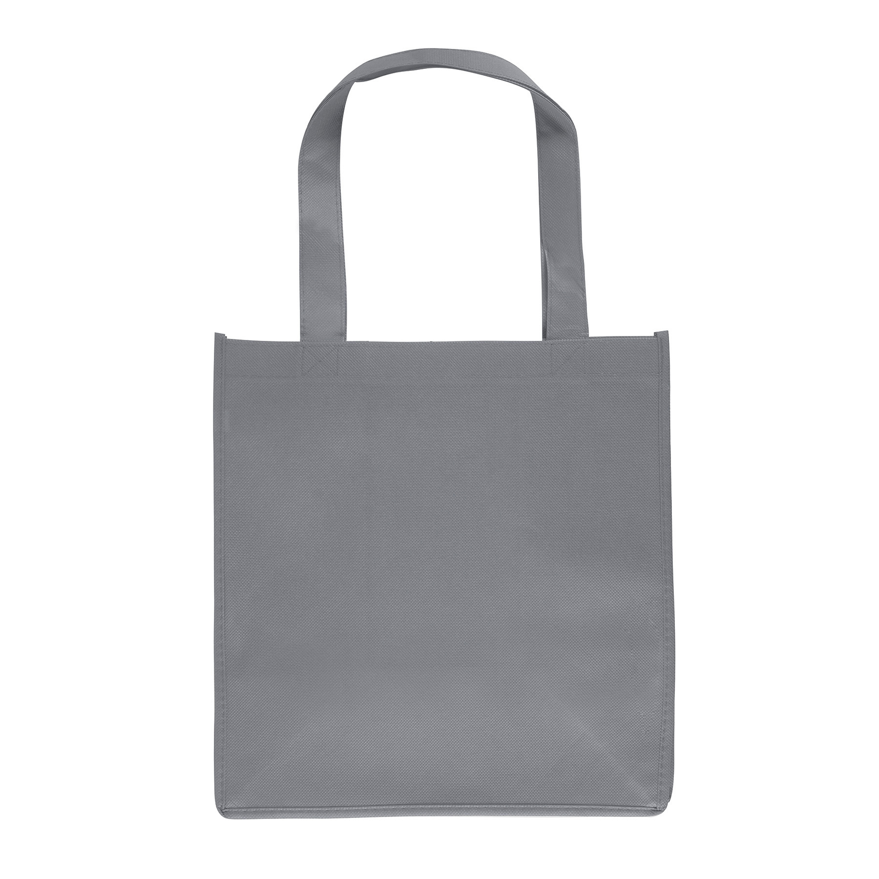 Reusable Non-woven Grocery Tote Bags（12'' x 13'' x 8''）