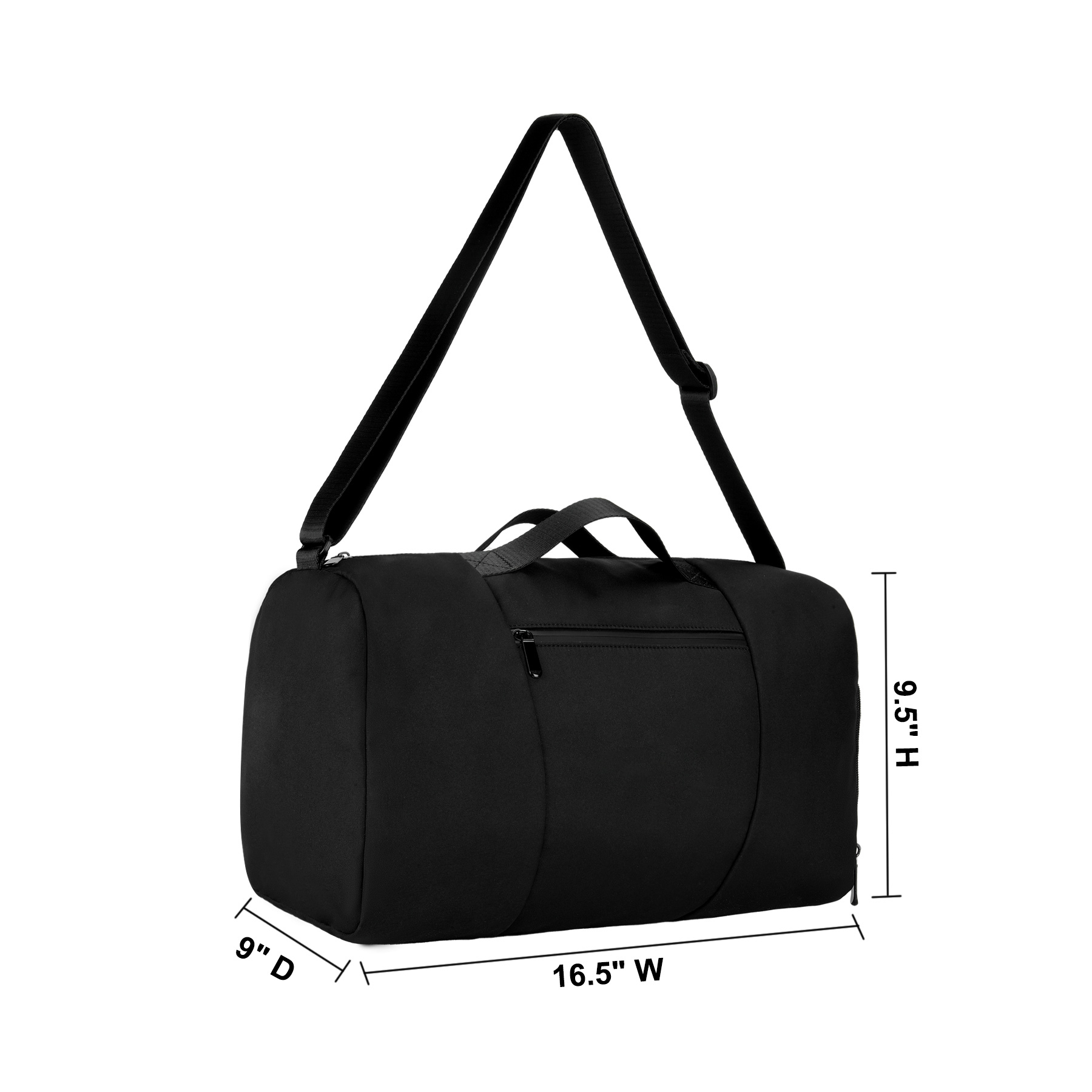 High-End Gym Bag with Zippered Storage