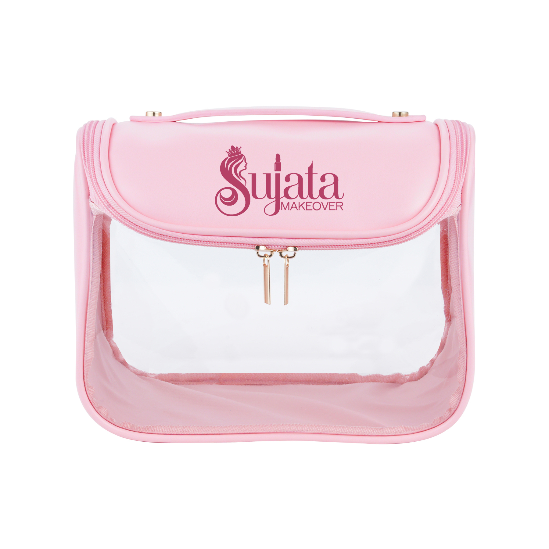 Clear Portable Hanging Toiletry Bag