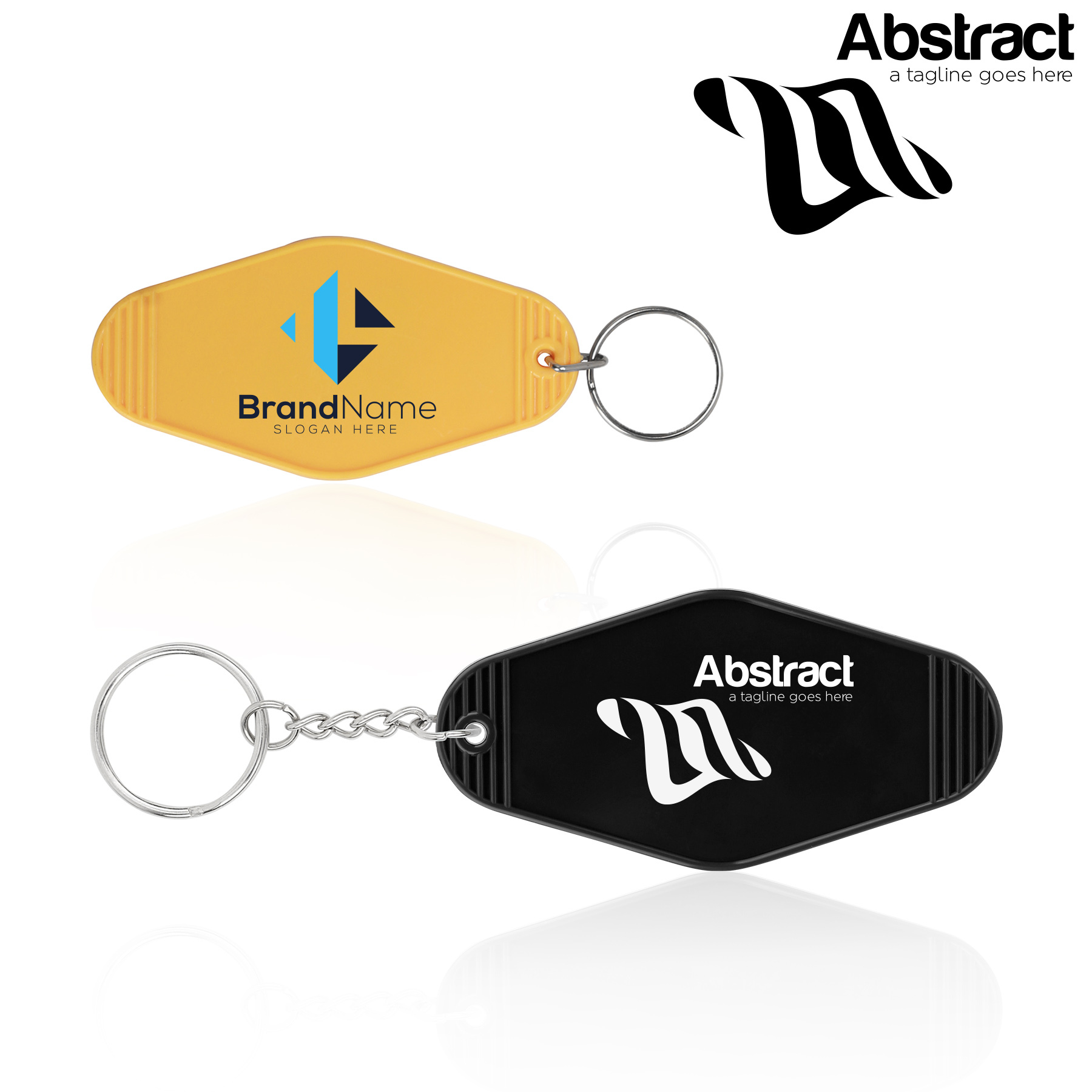 Retro Vintage Motel Keychain