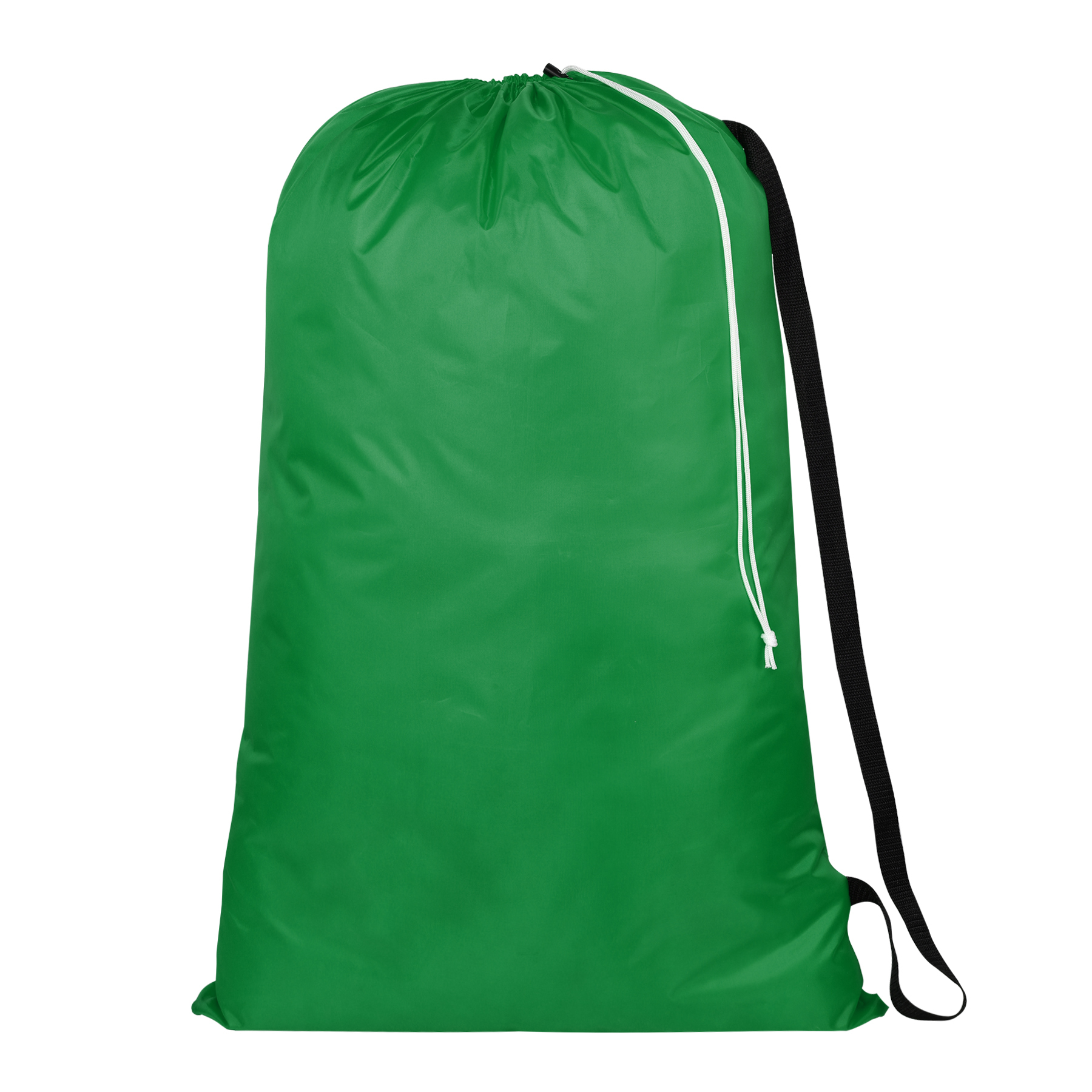 Drawstring Laundry Sack with Shoulder Strap