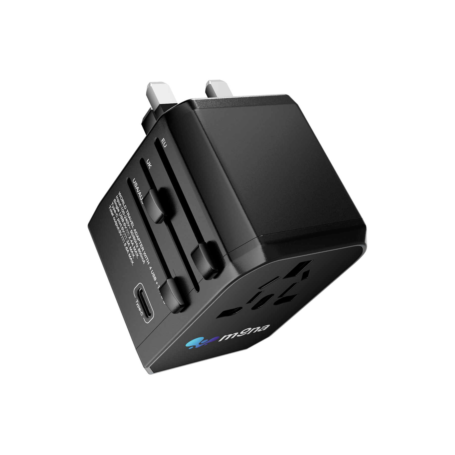 5 USB Port Travel Adapter