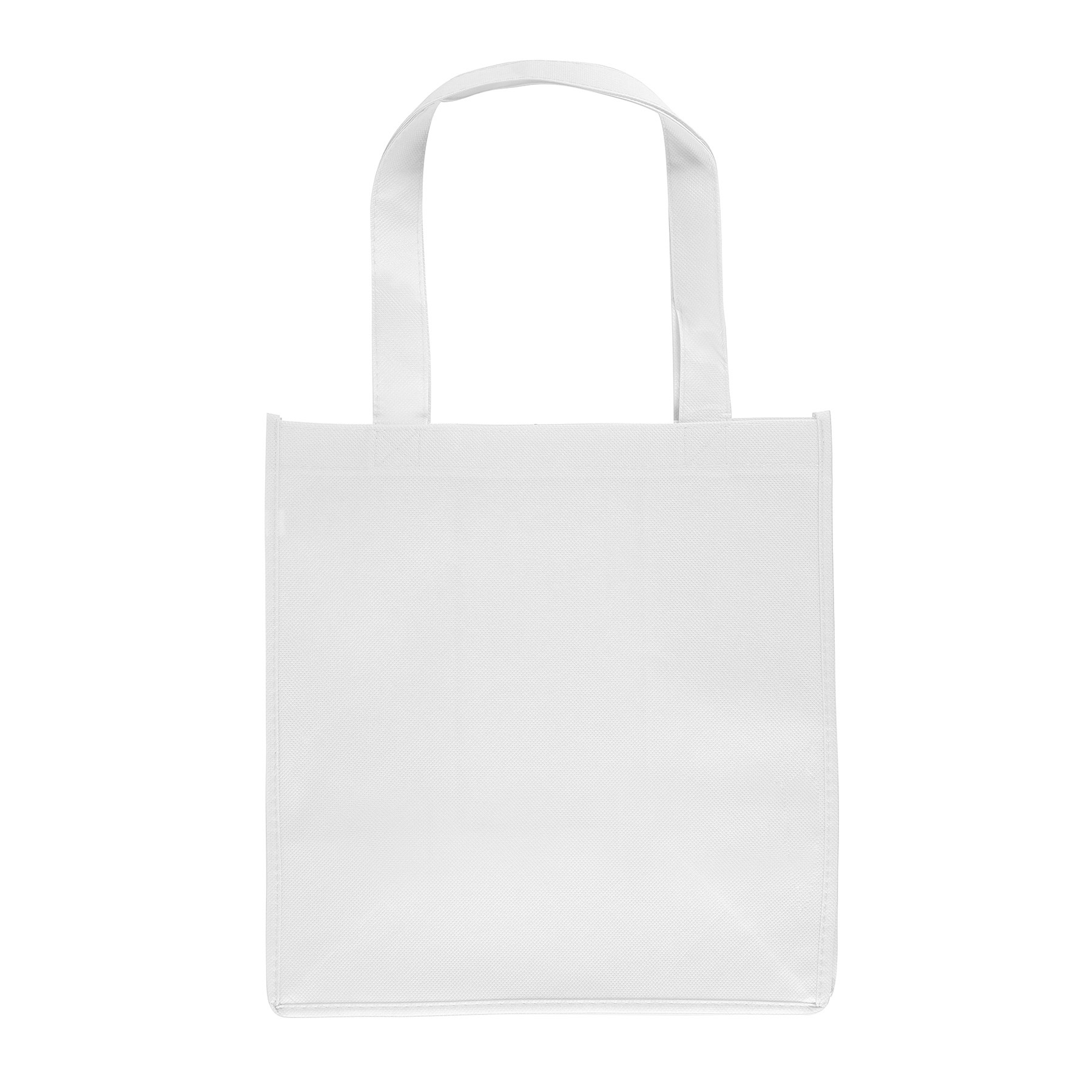 Reusable Non-woven Grocery Tote Bags（12'' x 13'' x 8''）