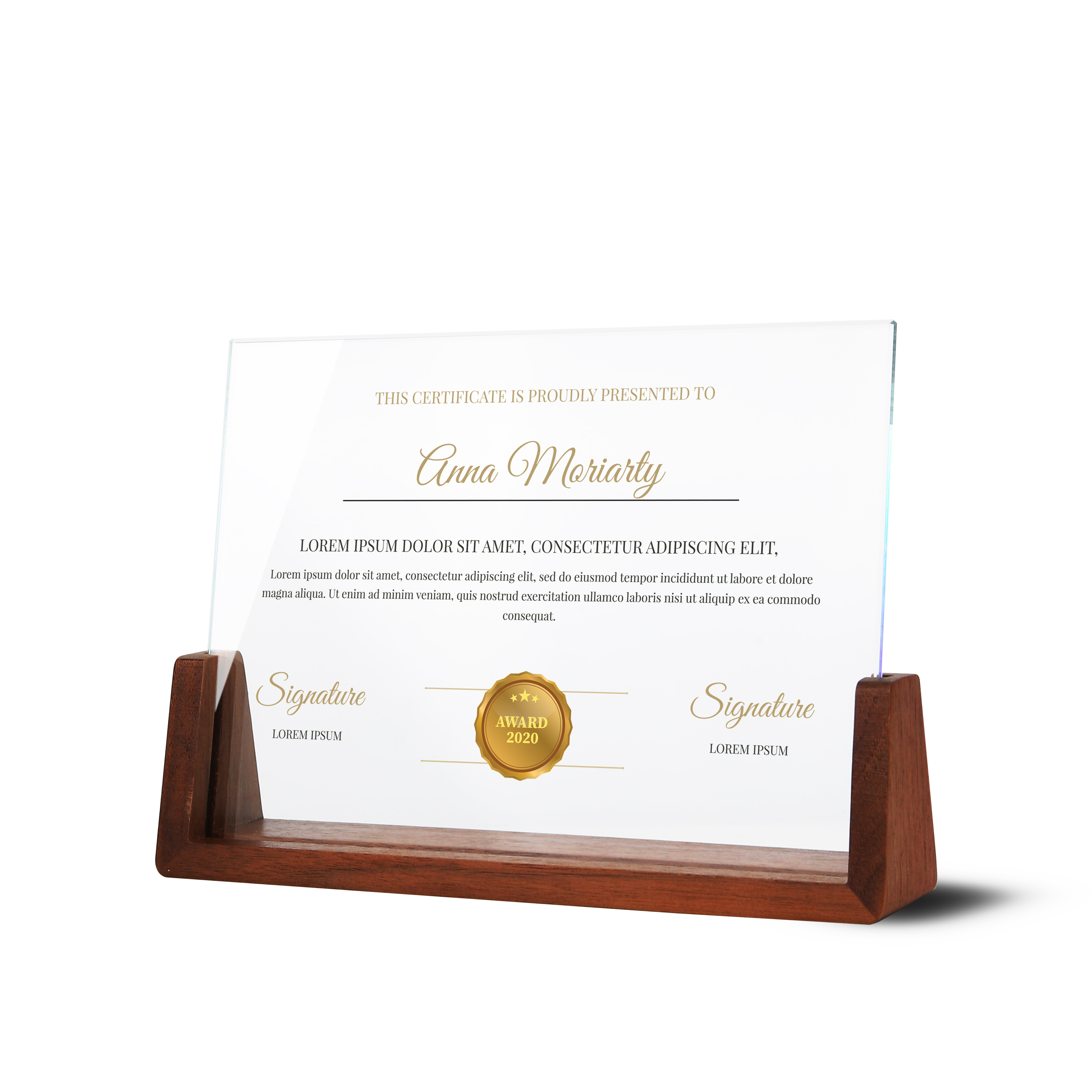 Laser-Etched Mirror Finish Recognition Award