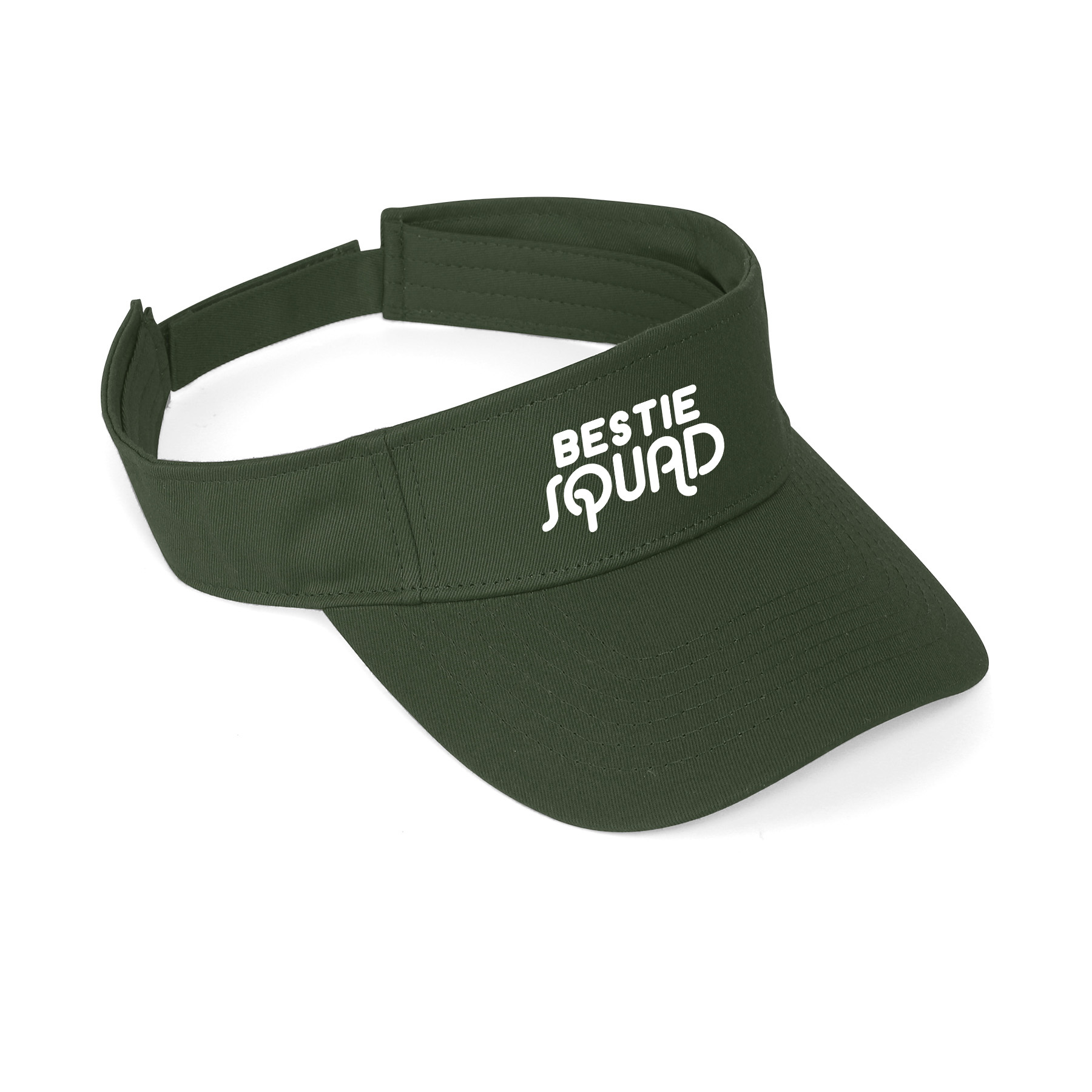 Structured Cotton Visor Hat