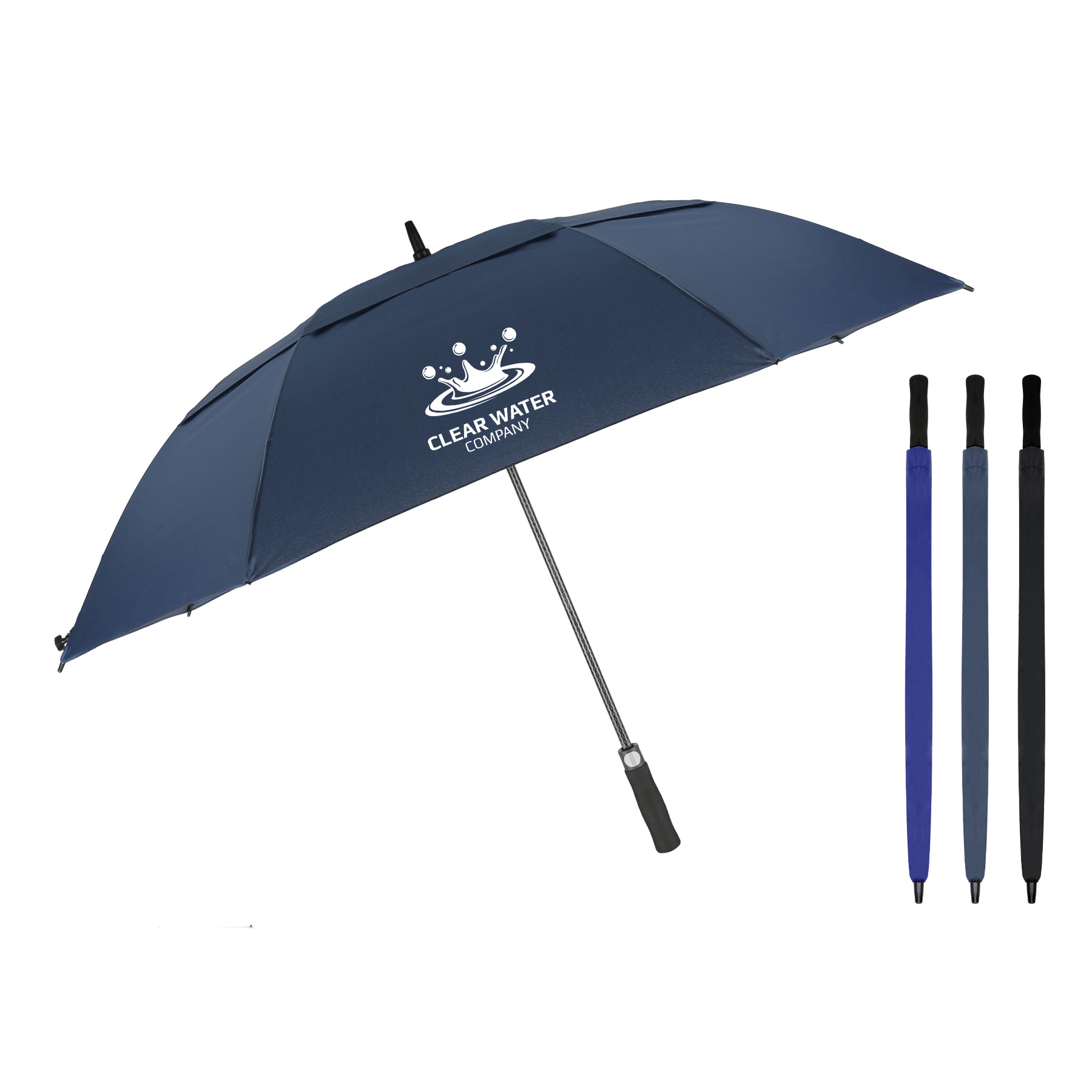 60-Inch Automatic Golf Umbrella (Vented Canopy)
