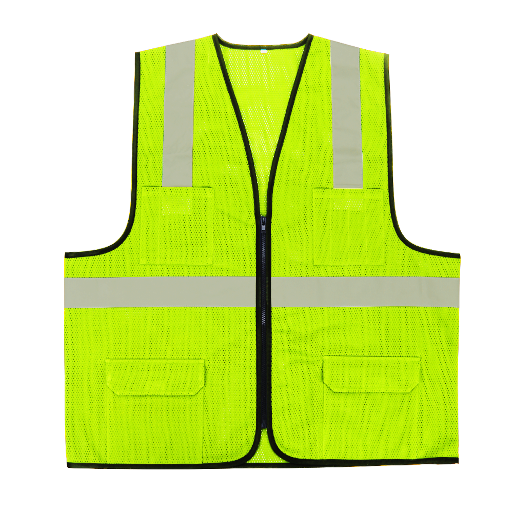 4-Pocket High-Visibility Safety Vest