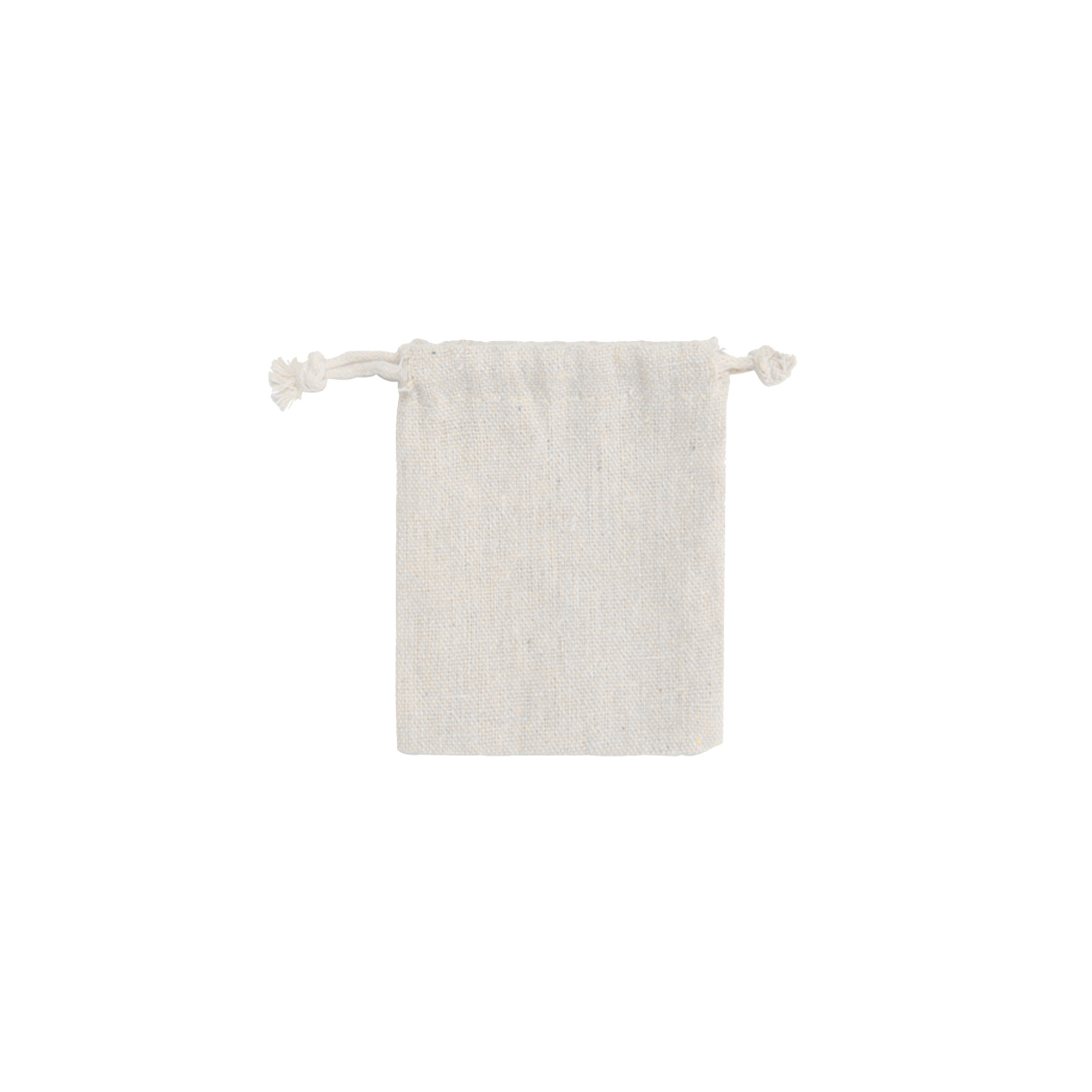 Mini Cotton and Linen Drawstring Bag