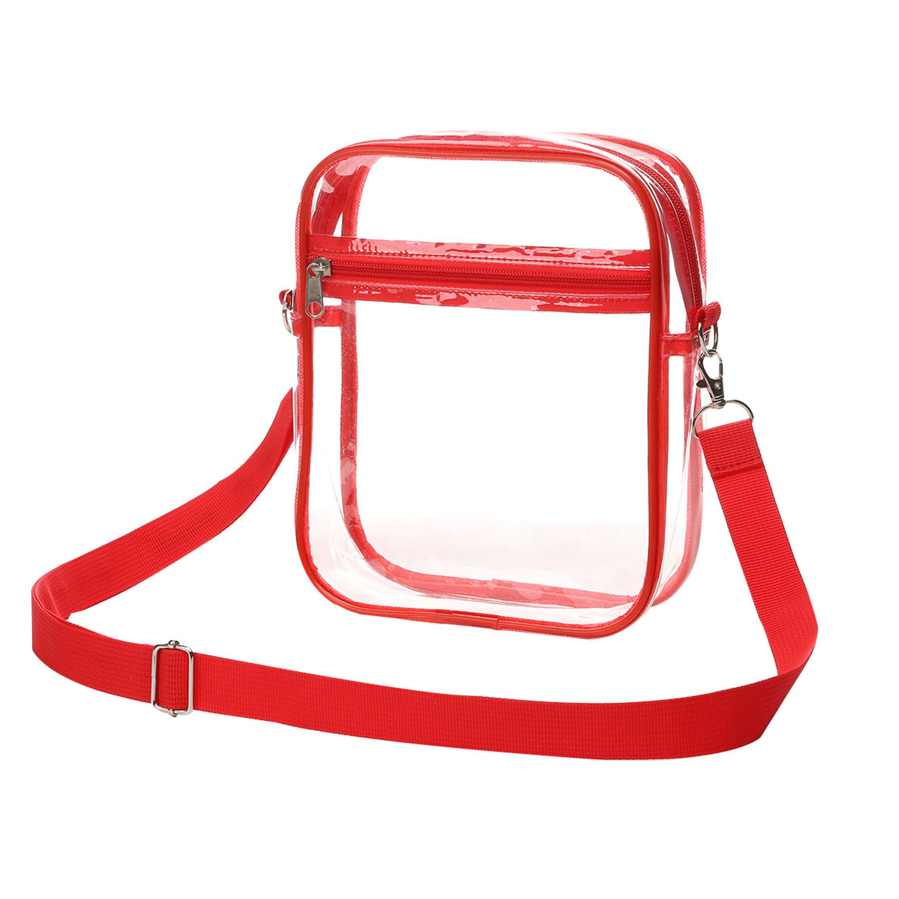 Transparent PVC Crossbody Stadium Bag
