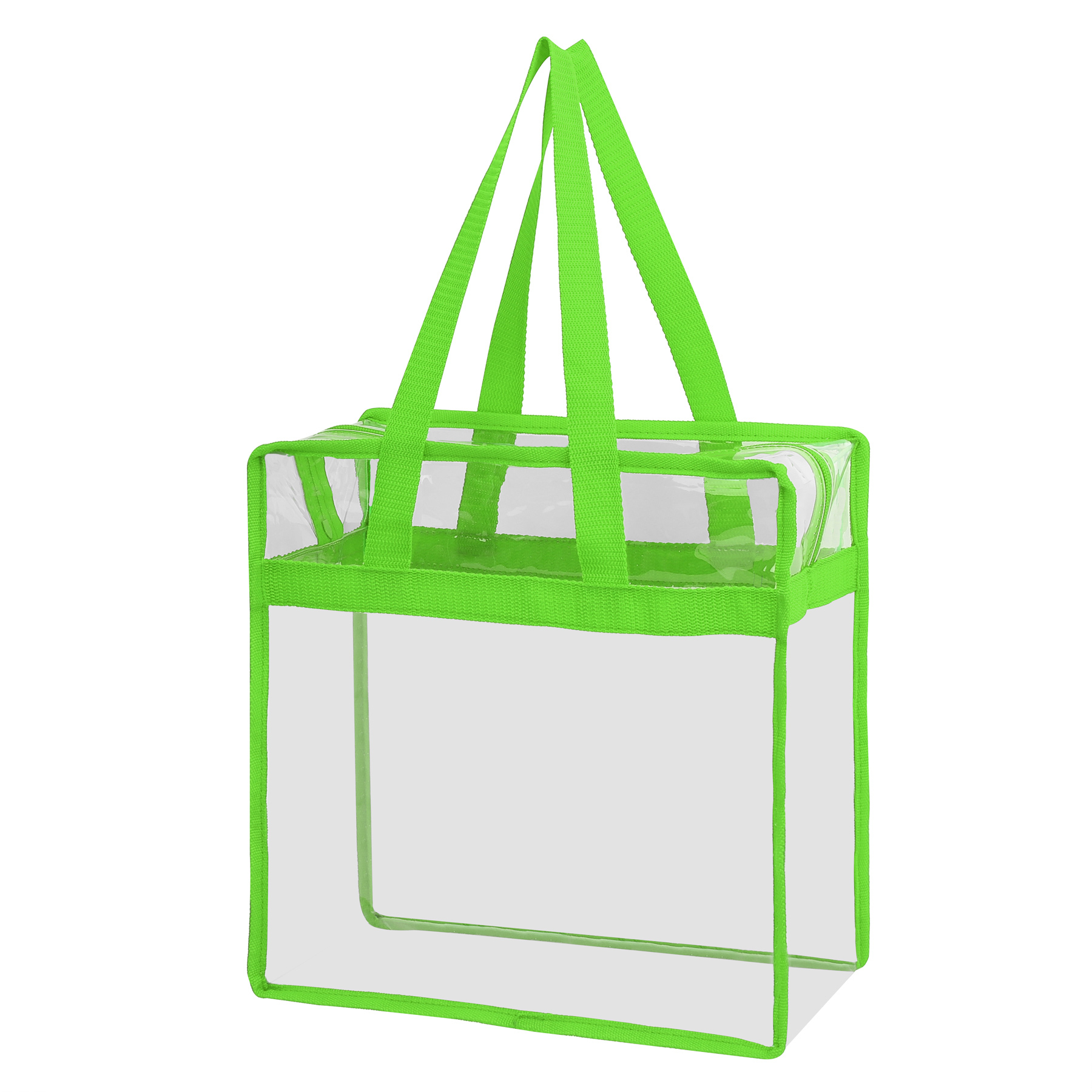 Stadium Approved  Transparent Zipper Tote Bag