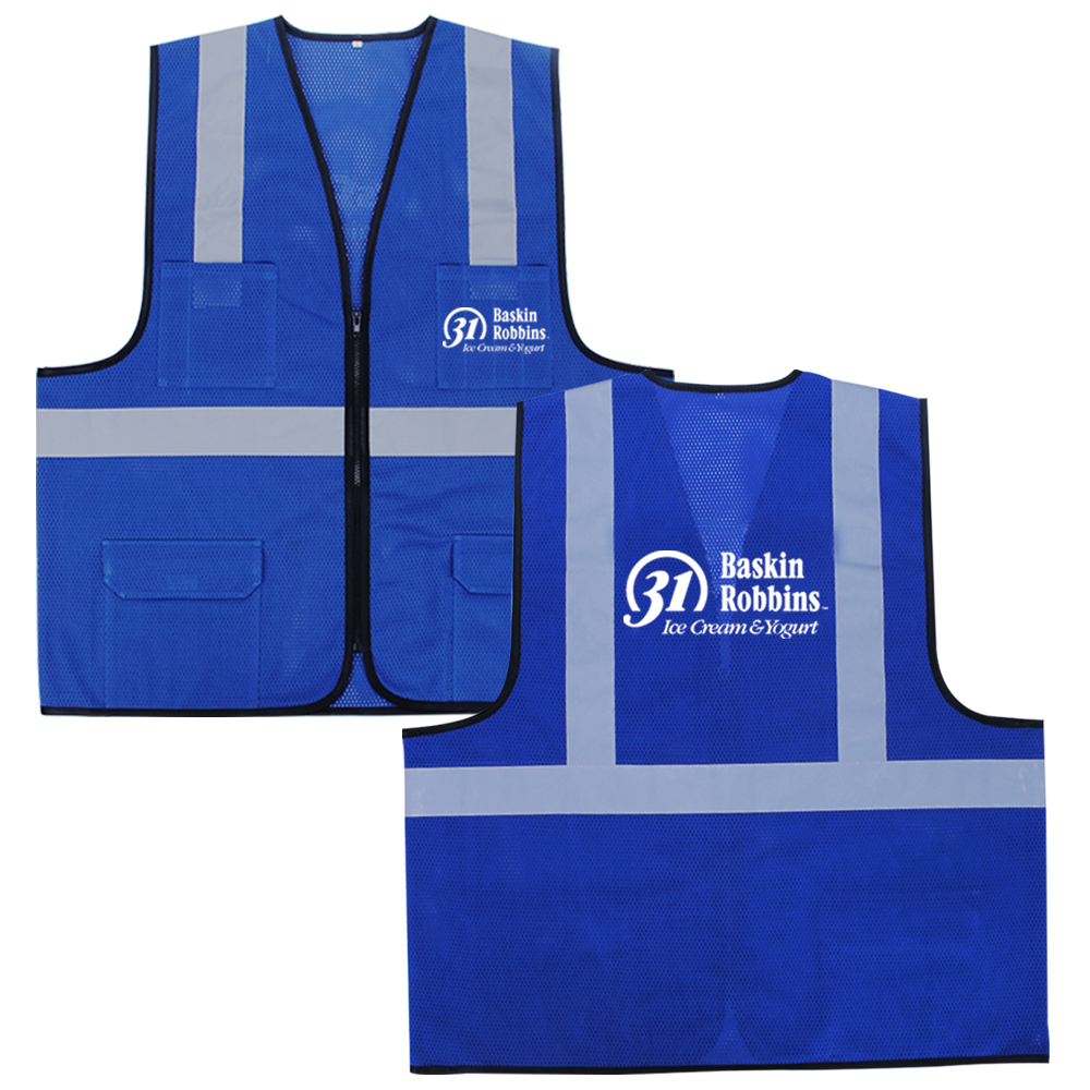 4-Pocket High-Visibility Safety Vest