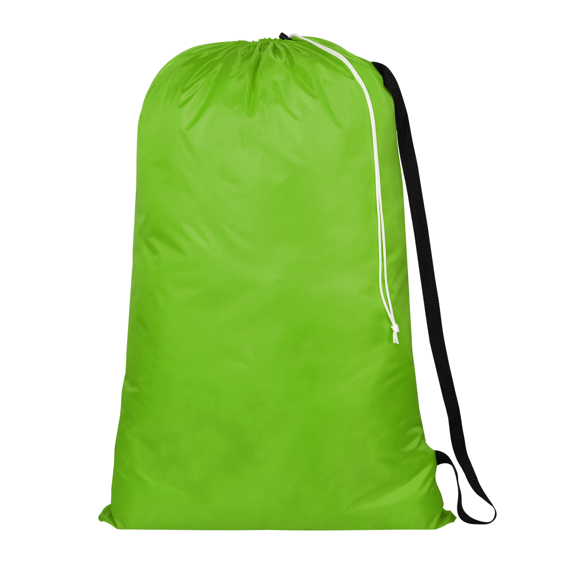Drawstring Laundry Sack with Shoulder Strap
