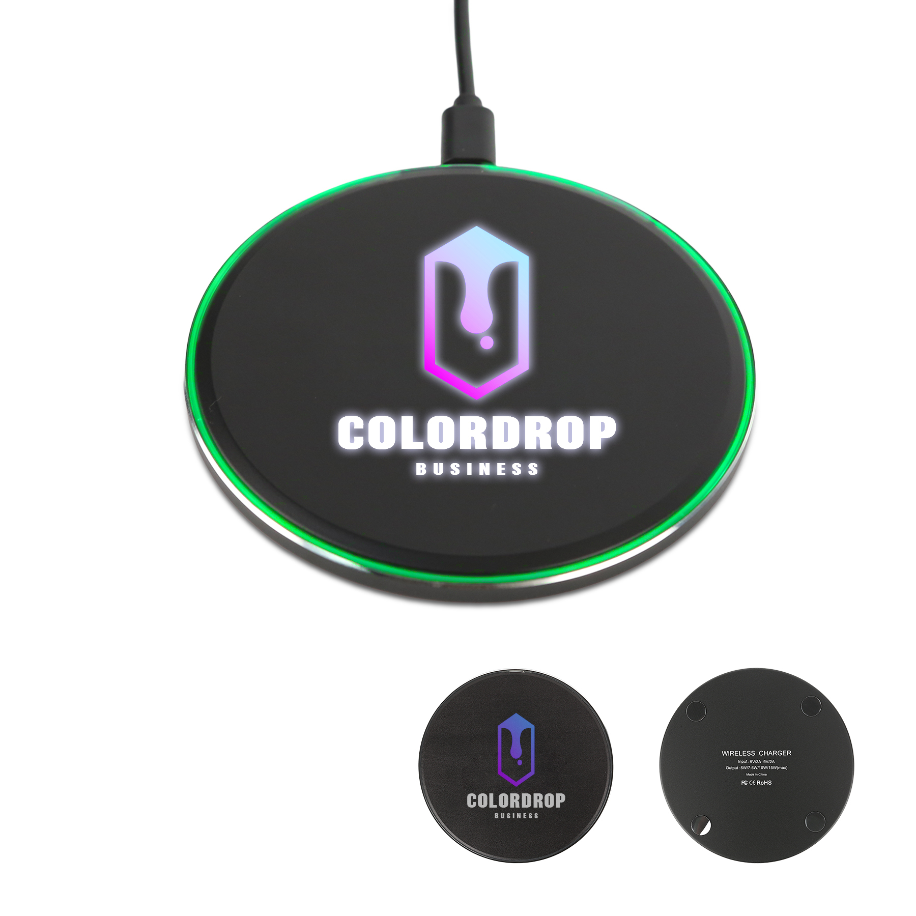 Illuminated 15W Fast Wireless Charger