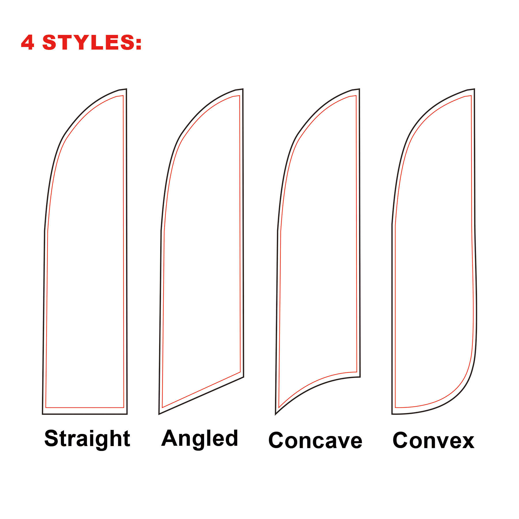 13' Feather Flag Kit- Double Sided W/ Cross Base