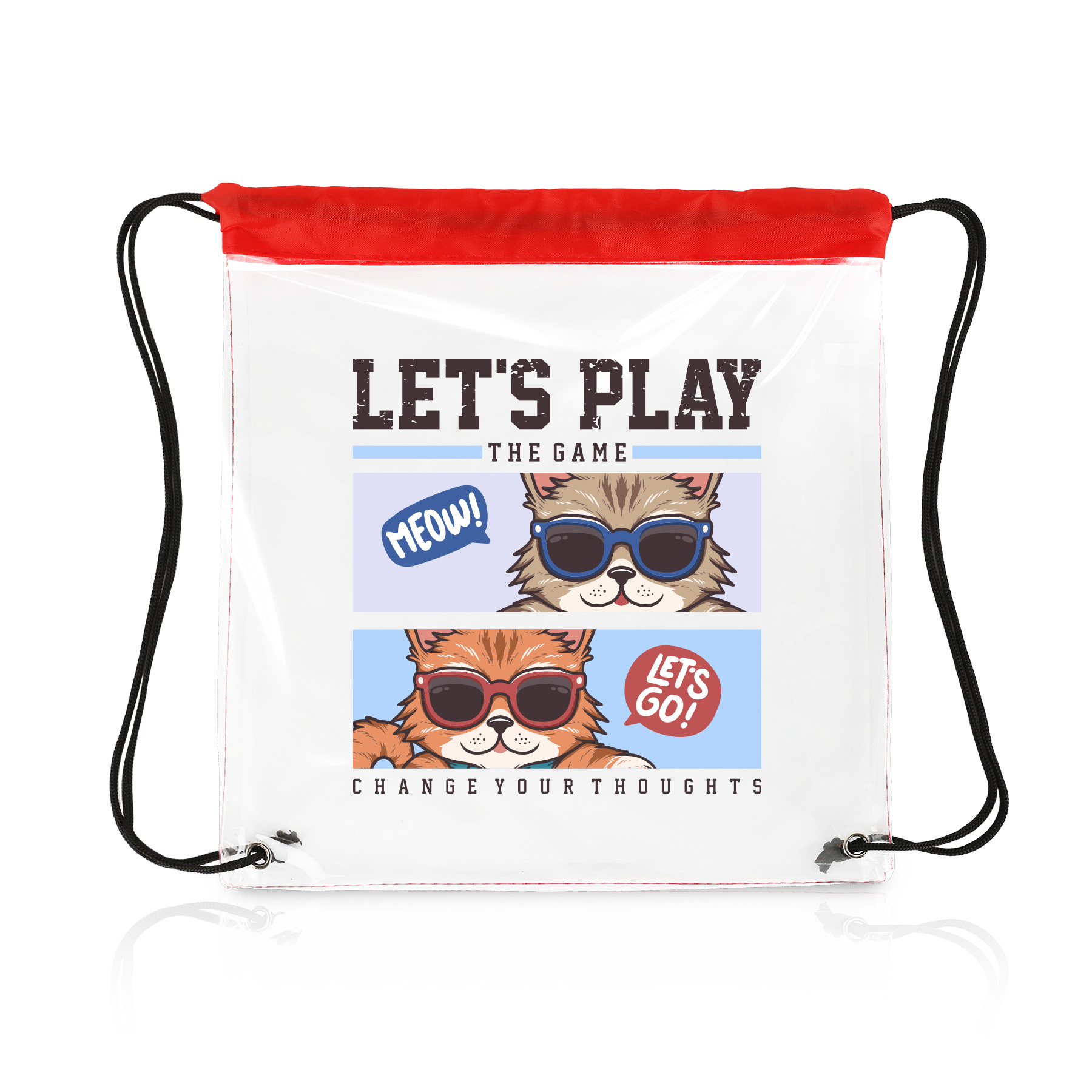 Transparent Stadium Drawstring Sportpack
