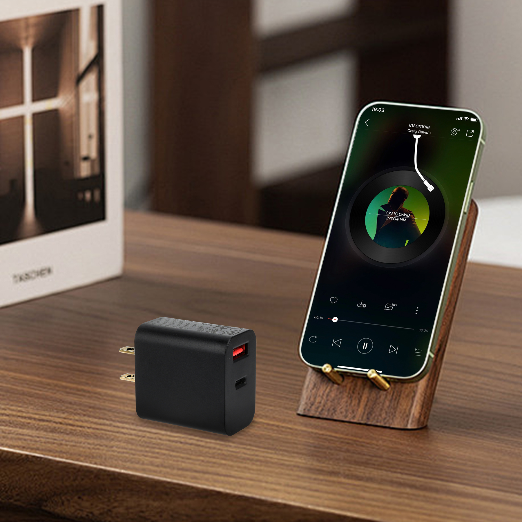 Certified 20W Dual USB-C PD Charger