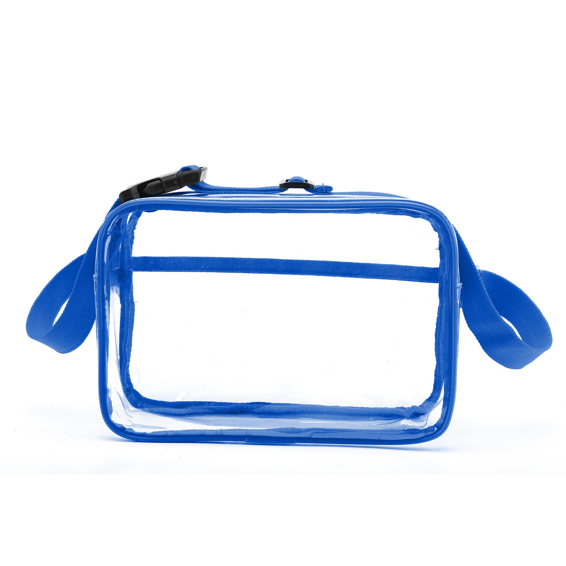 Clear PVC Fanny Pack with 2 Zippered Pockets