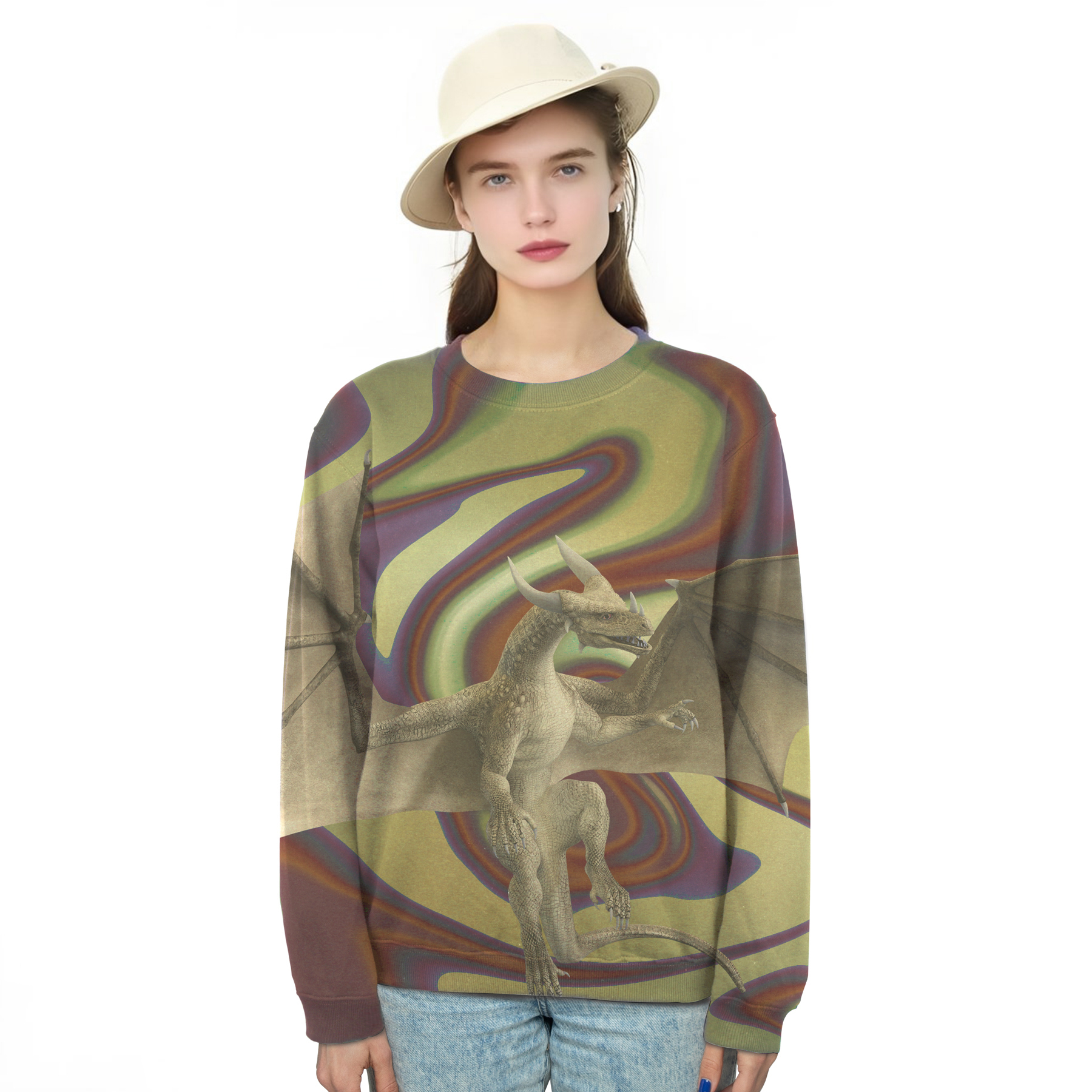 Fully Sublimated Crew Neck Sweatshirts