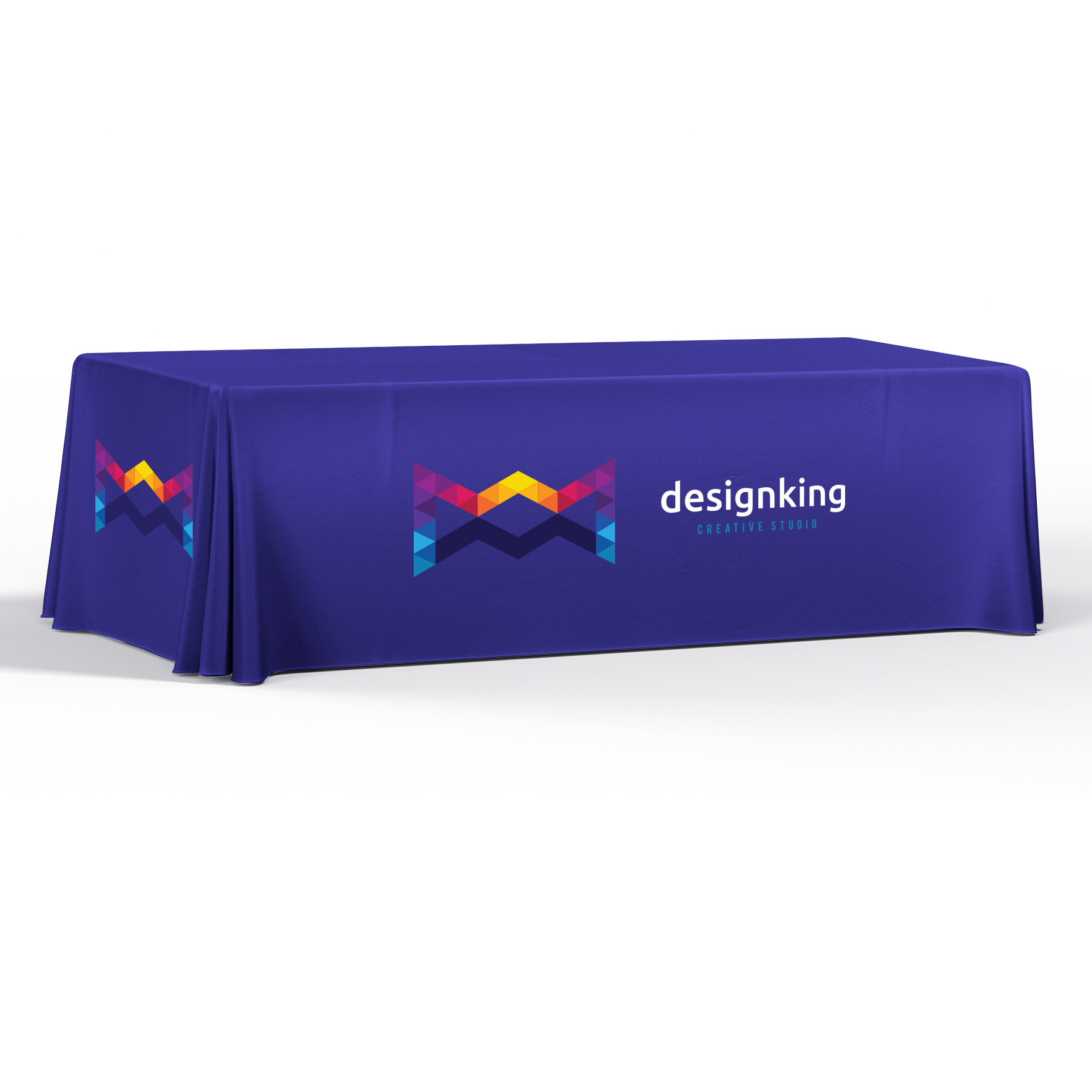 8ft Dye-Sublimation Printed Polyester Tablecloth