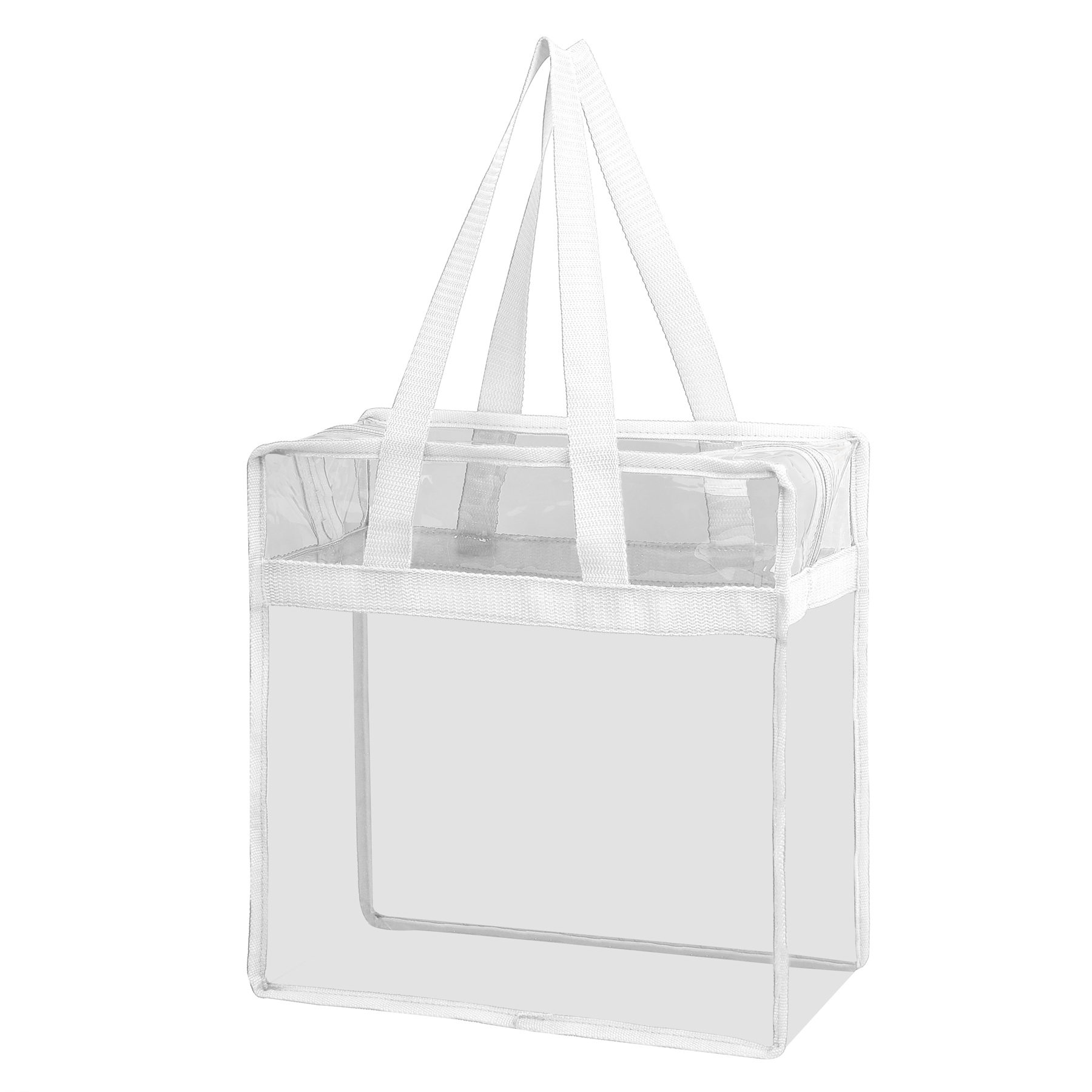 Stadium Approved  Transparent Zipper Tote Bag