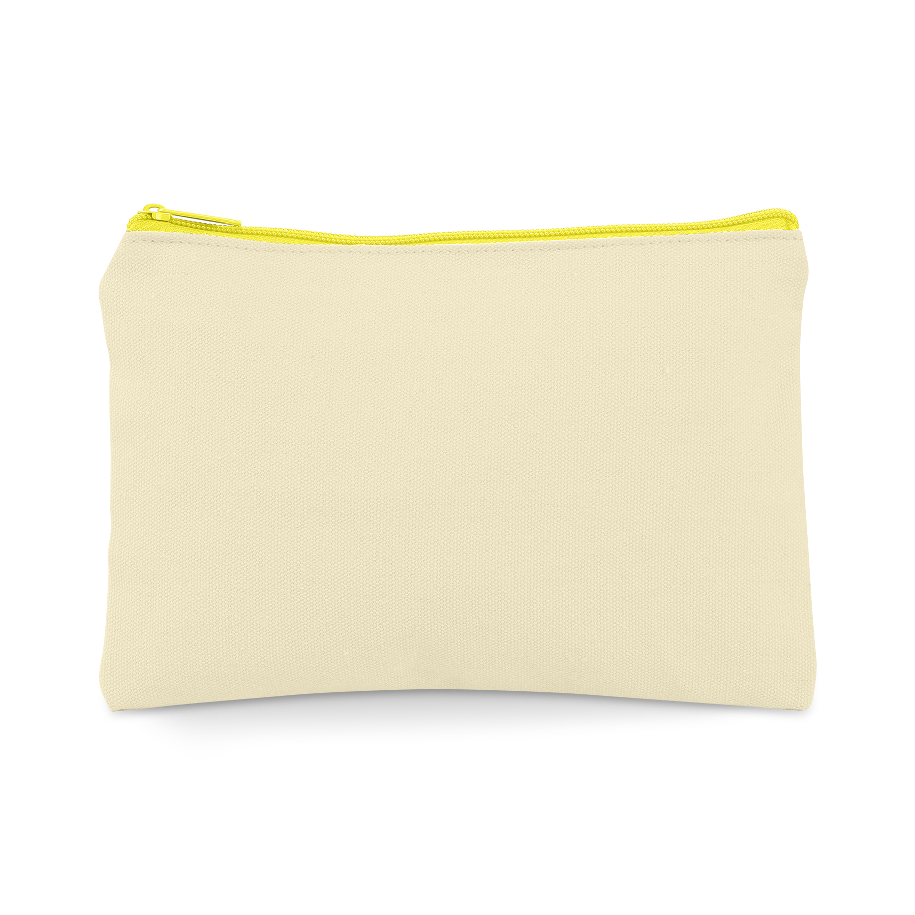 Canvas Zipper Bag - 9"x6" Cotton Utility Pouch