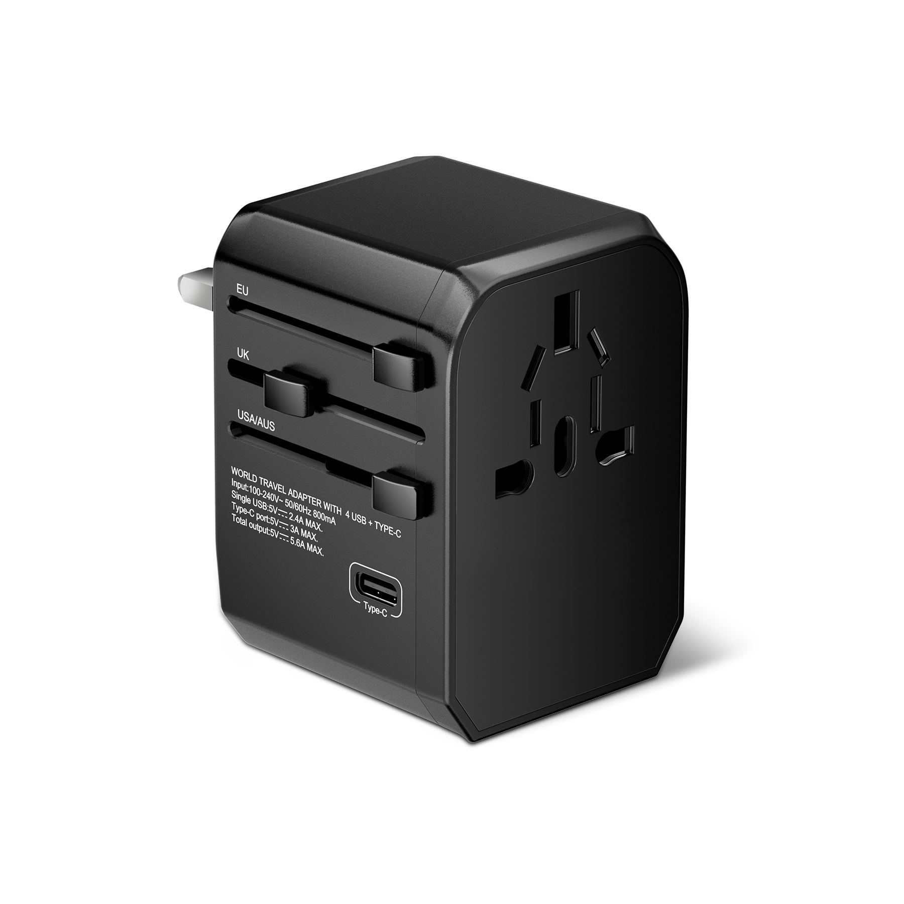 5 USB Port Travel Adapter