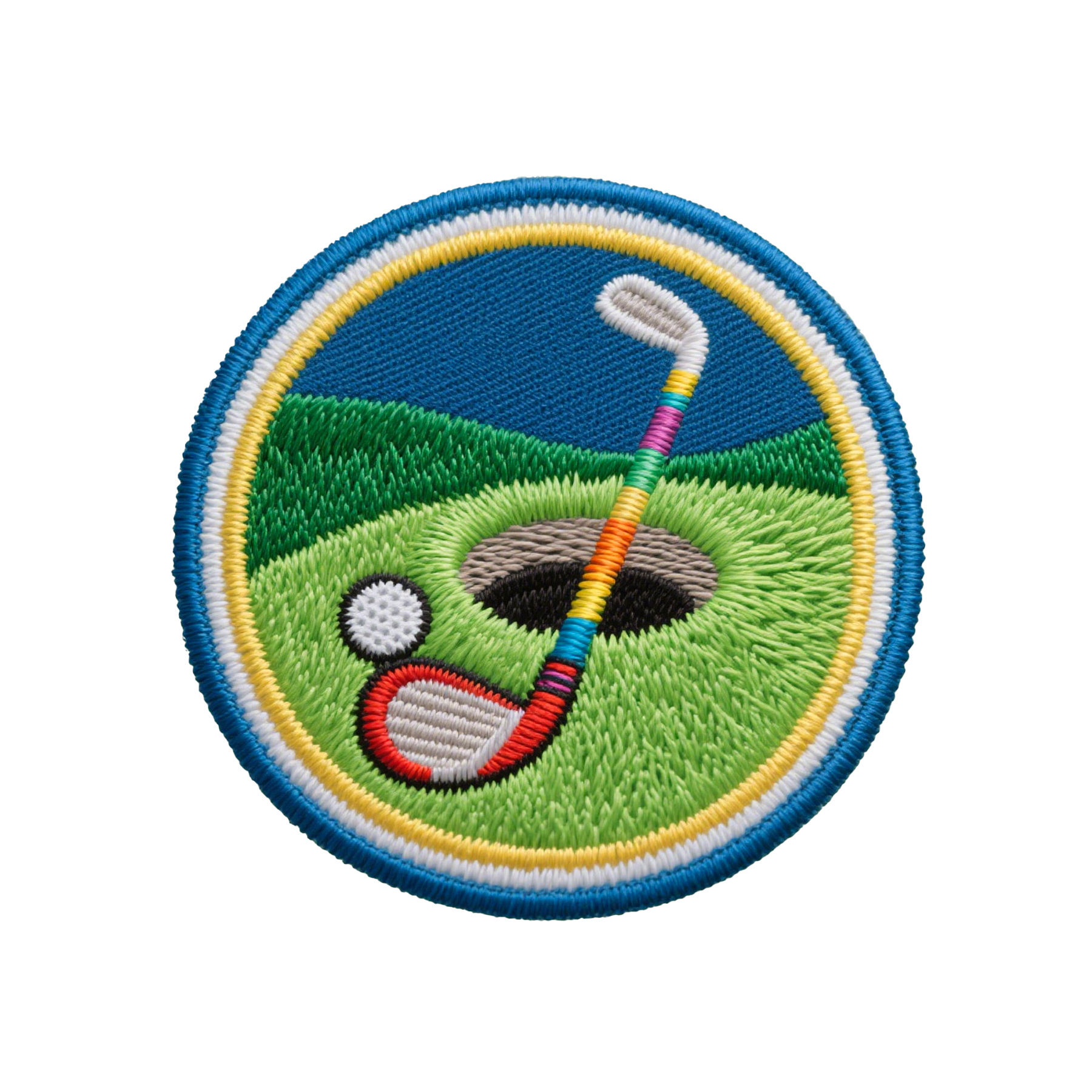 3" Embroidered Patch / 100% Thread Coverage