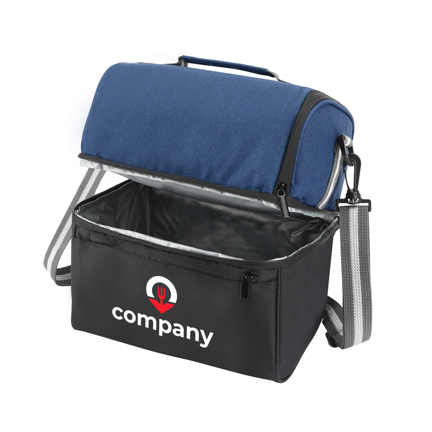 14 Can Dual Compartment Lunch Cooler