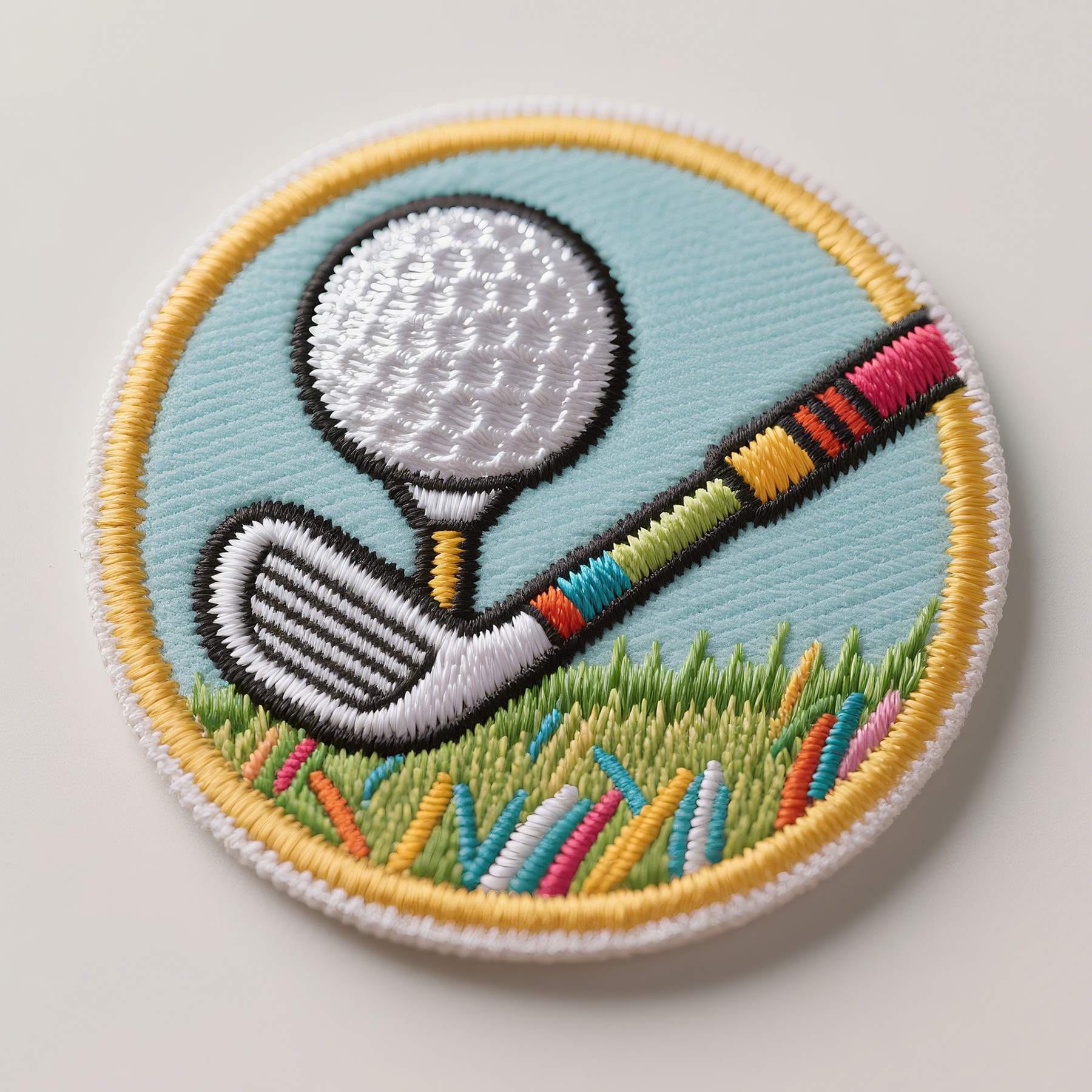 3" Embroidered Patch / 100% Thread Coverage