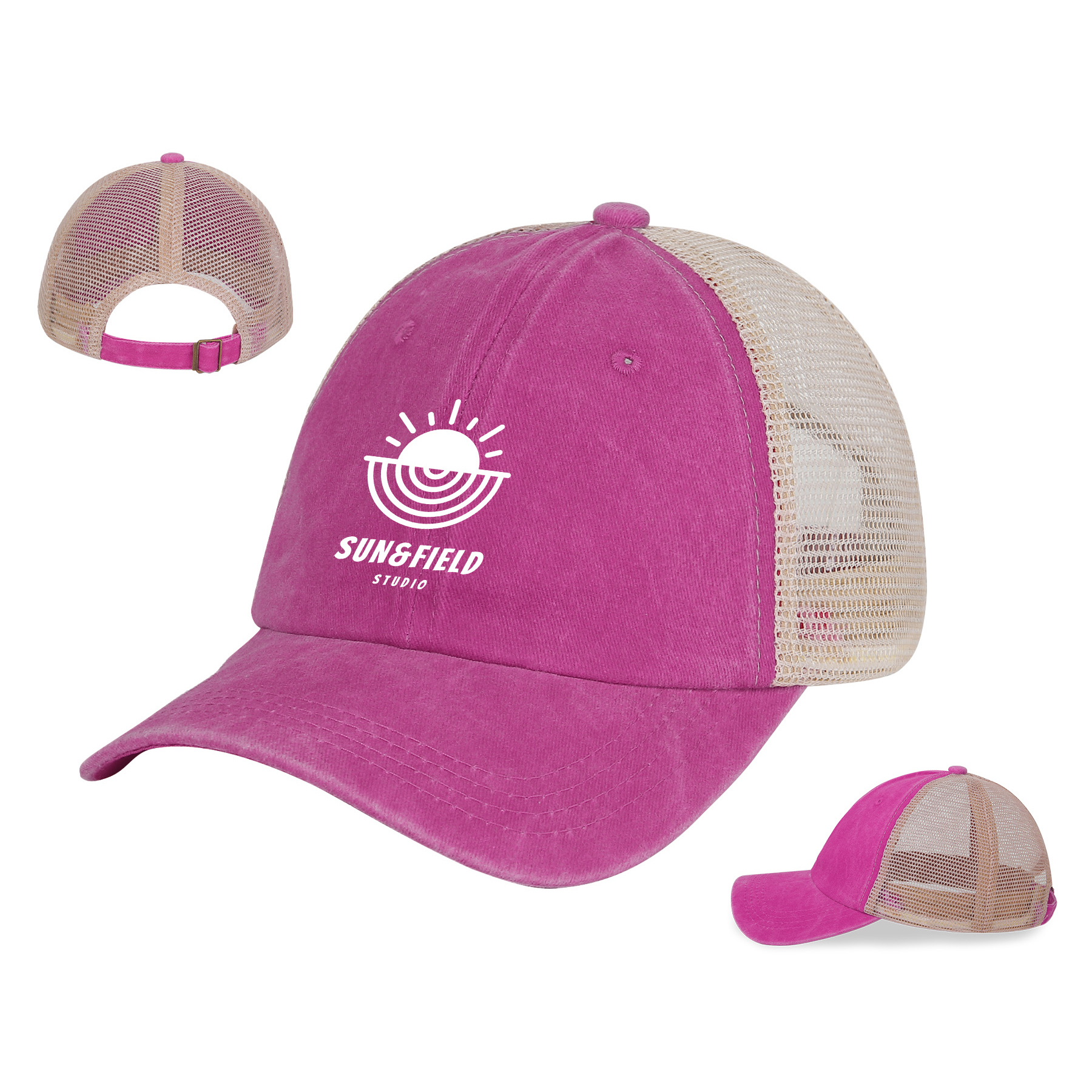 Soft Cotton Pigment Dyed Trucker Cap