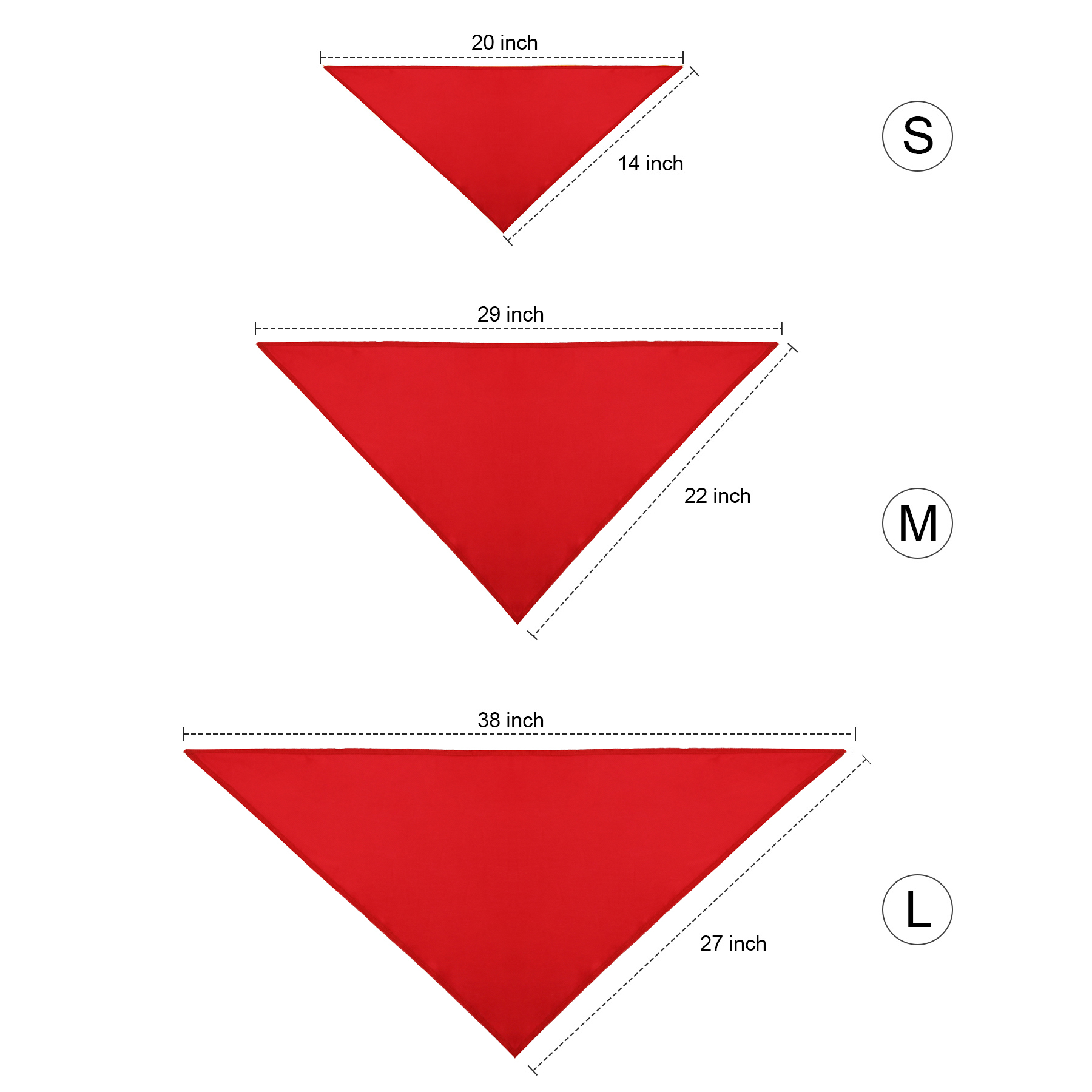 Triangle Pet Kerchief (Machine Washable)