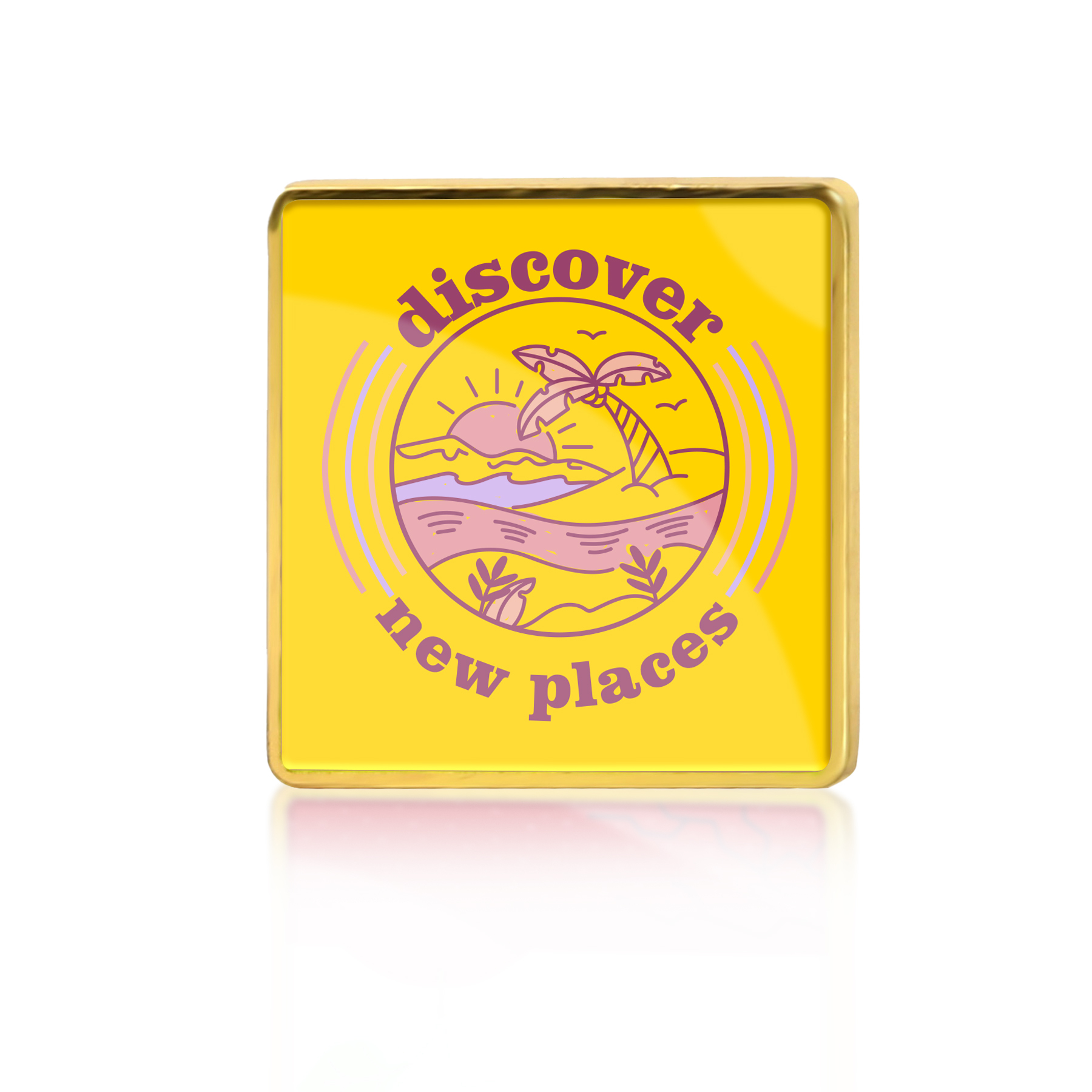 Pre-Printed Epoxy-Coated Lapel Pins (Standard Designs)