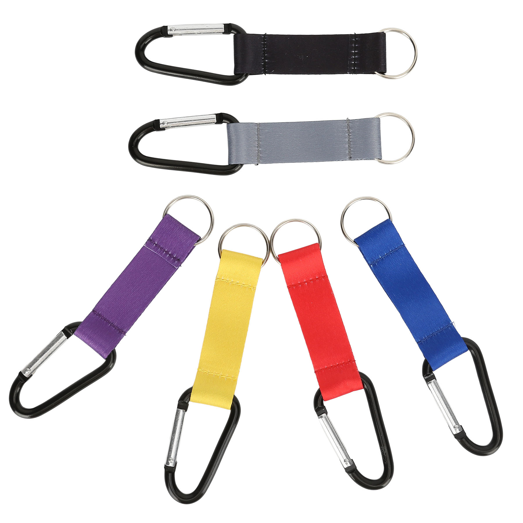 3/4" Pocket Lanyard with Carabiner & Keyring
