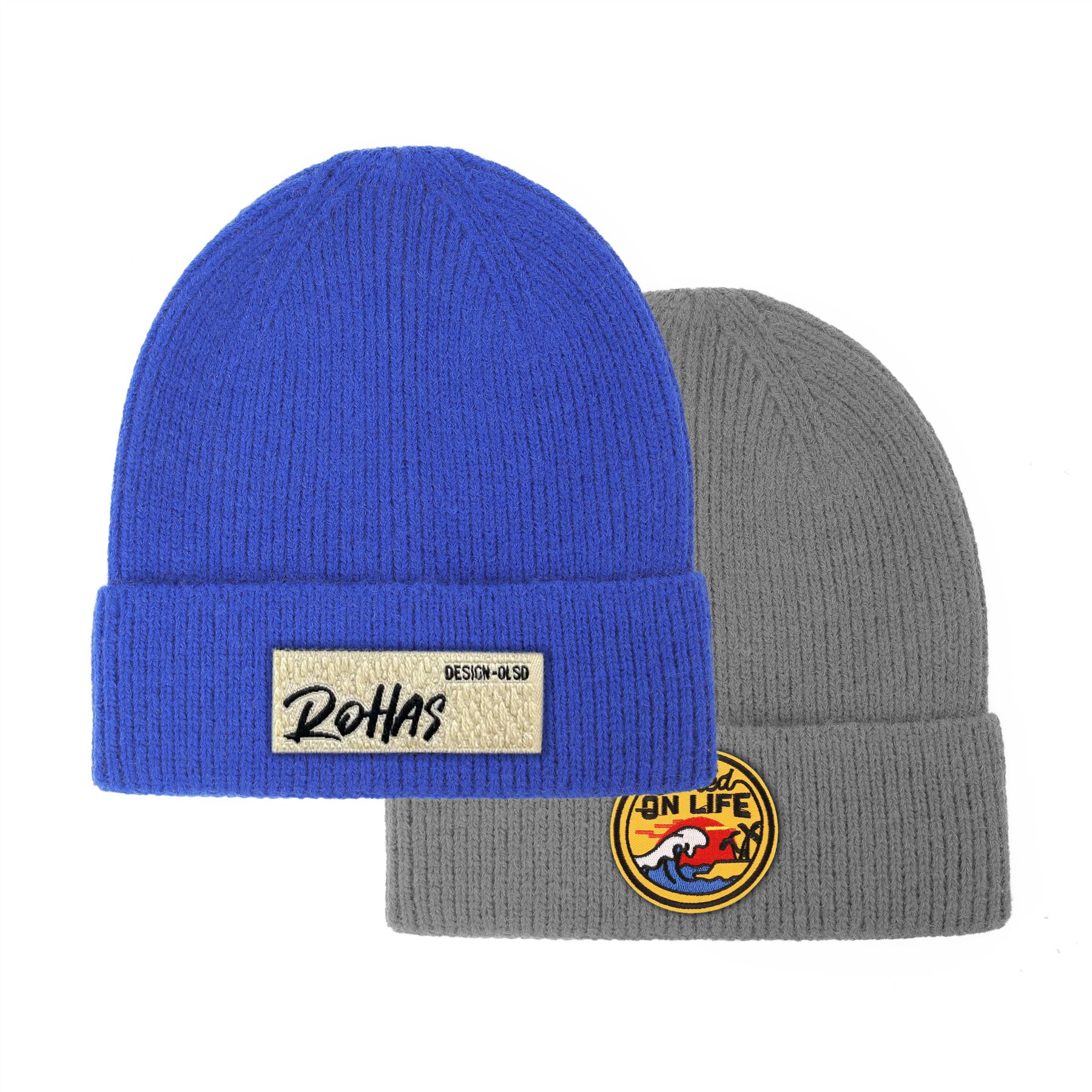 Knitted Beanie with Cuff