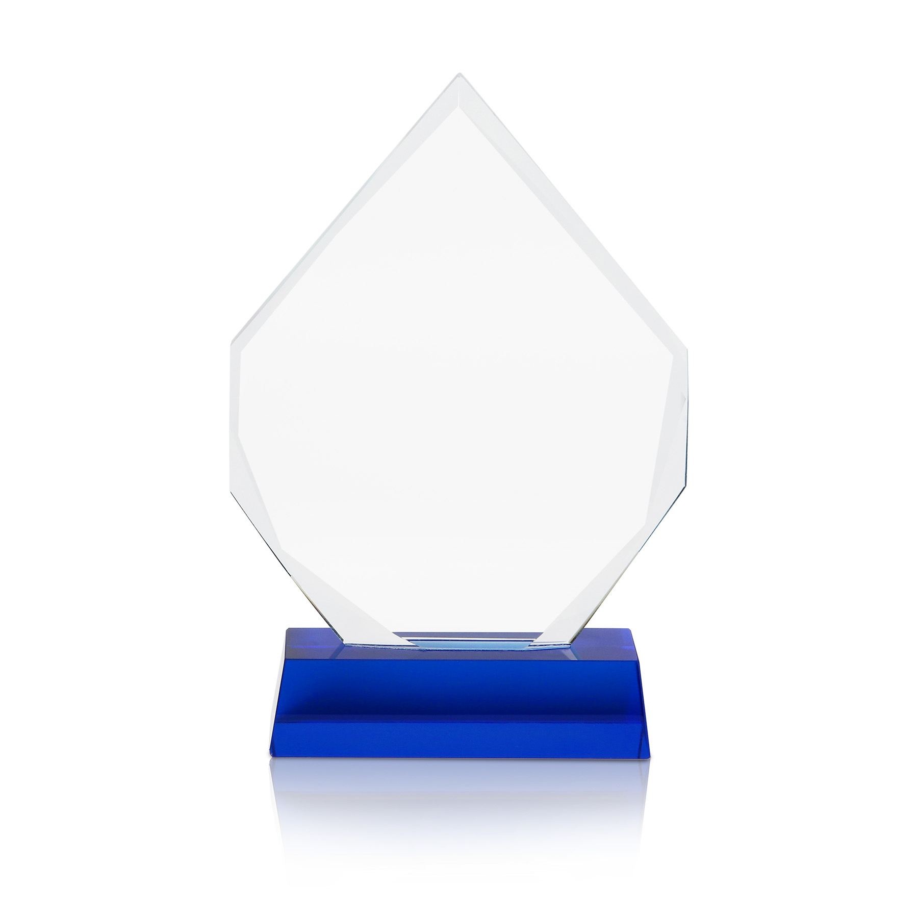 Blue Base Crystal Diamond Award