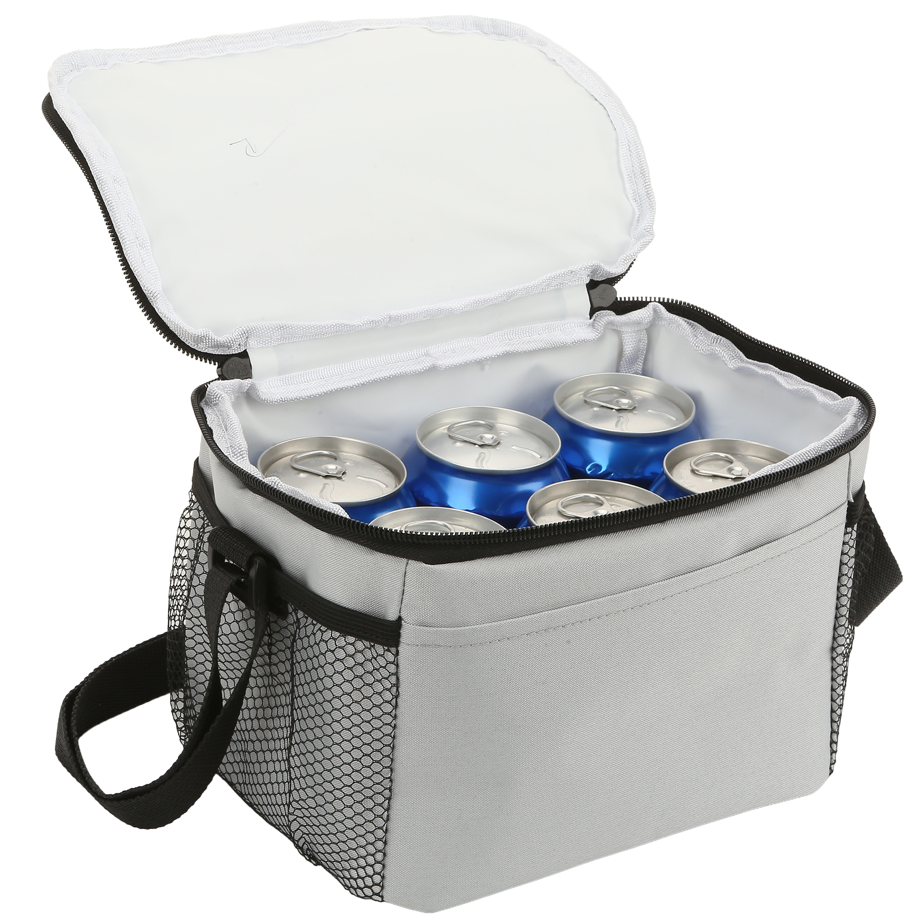 6-Can Insulated Thermal Lunch Bag