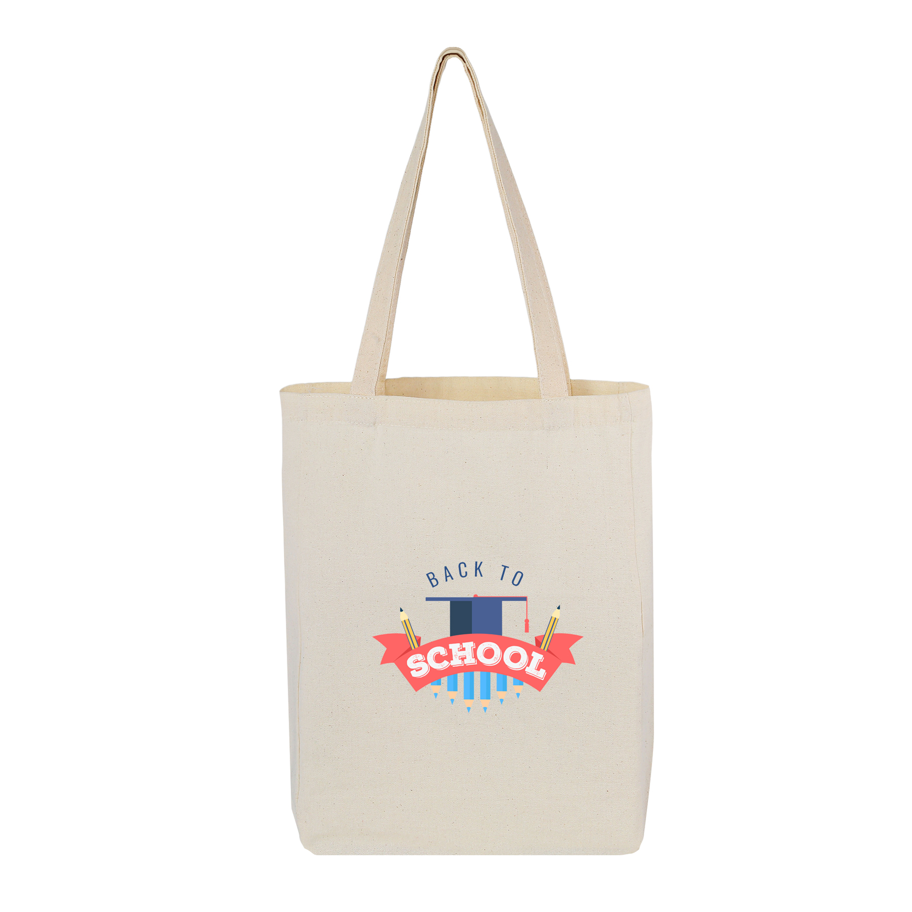 Organic 8oz Cotton Canvas Market Tote