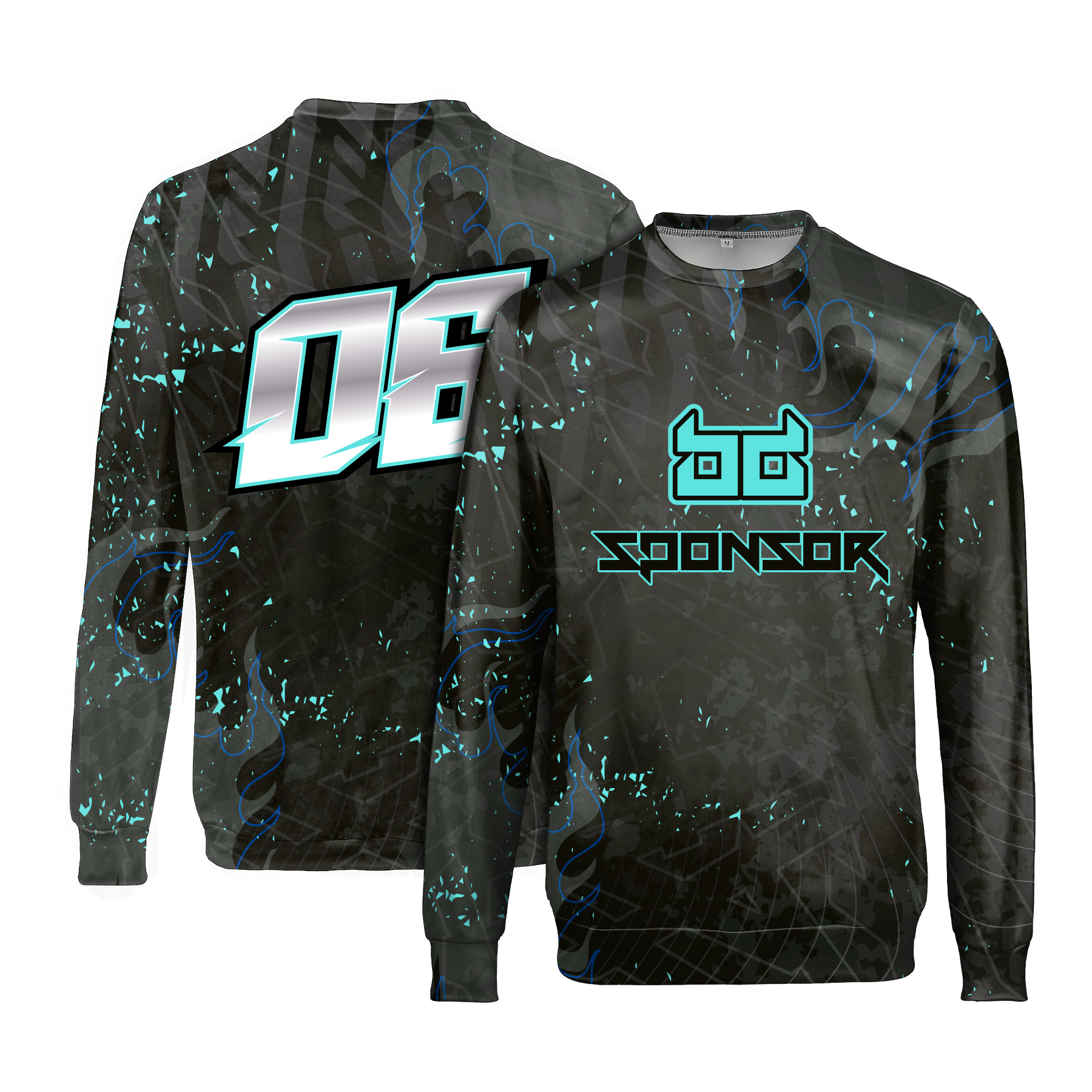 Fully Sublimated Crew Neck Sweatshirts