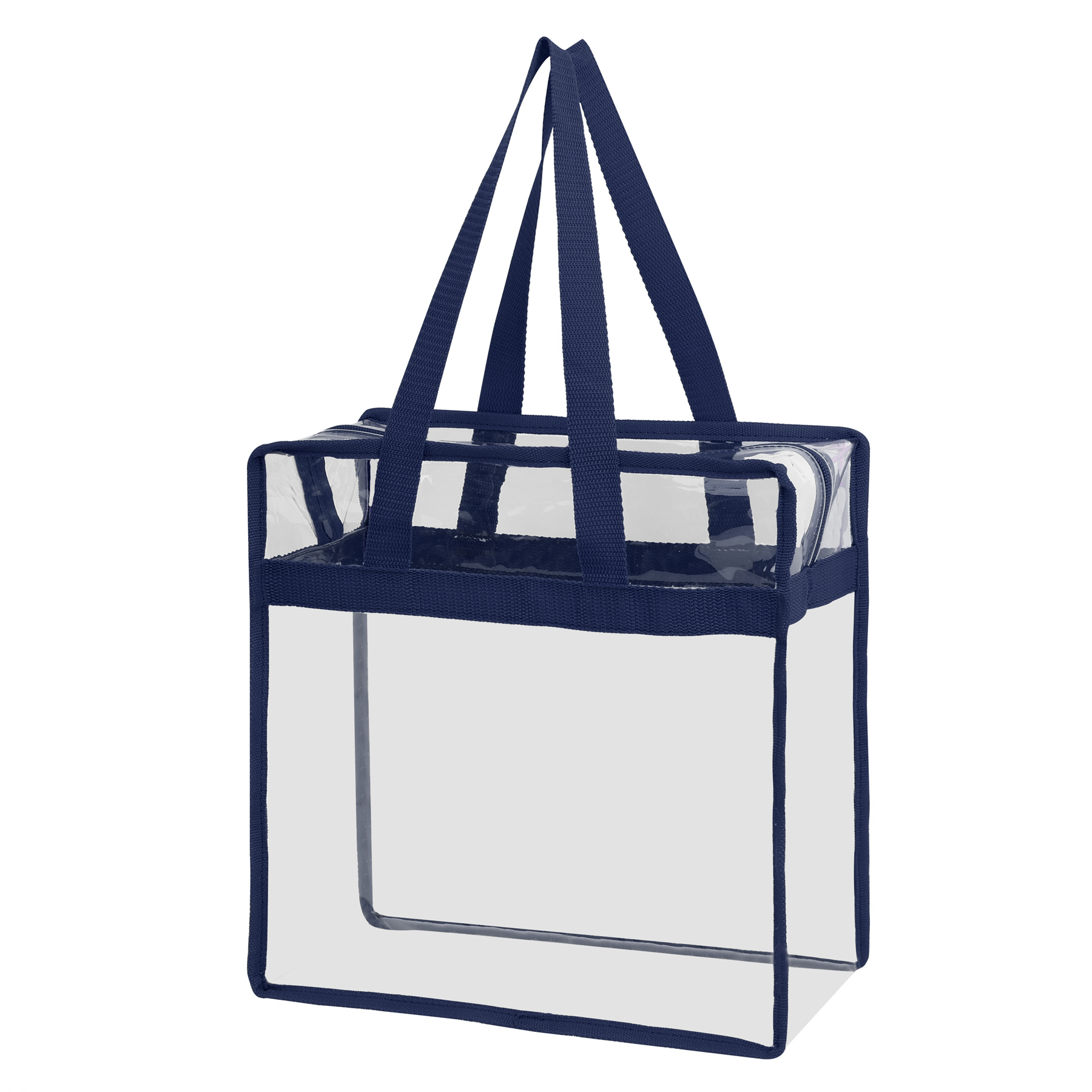 Stadium Approved  Transparent Zipper Tote Bag
