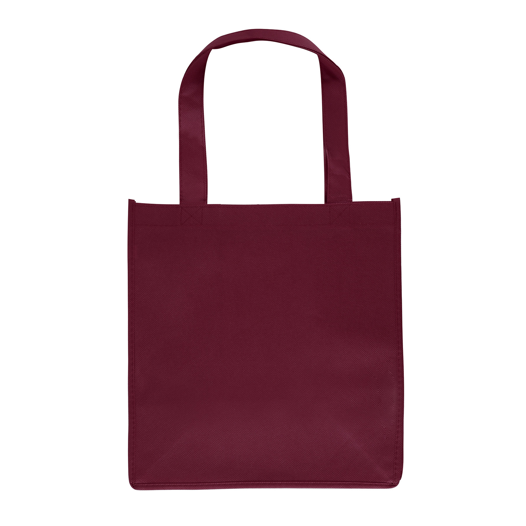 Reusable Non-woven Grocery Tote Bags（12'' x 13'' x 8''）