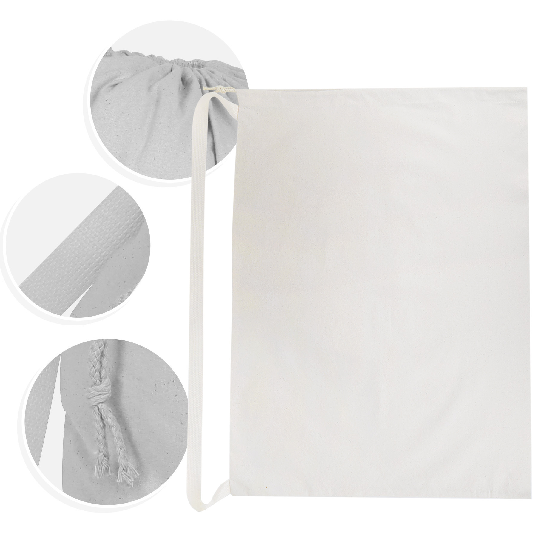 College-Sized Cotton Laundry Bag