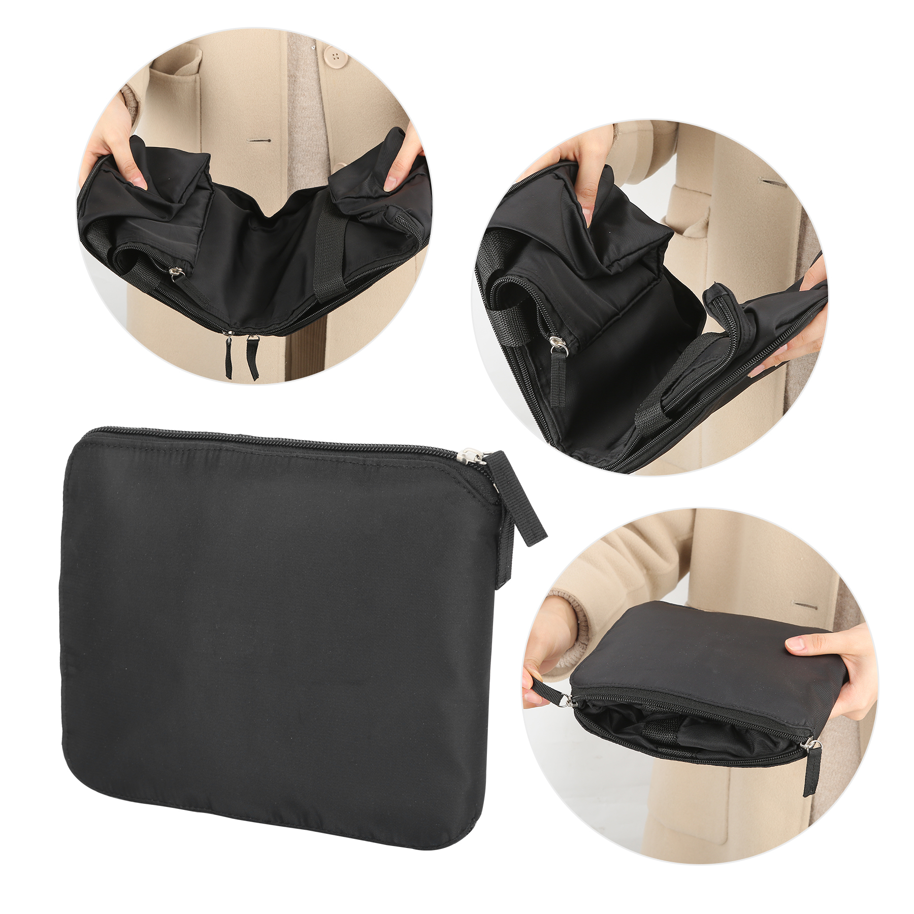 Foldable Polyester Duffel Tote Bag