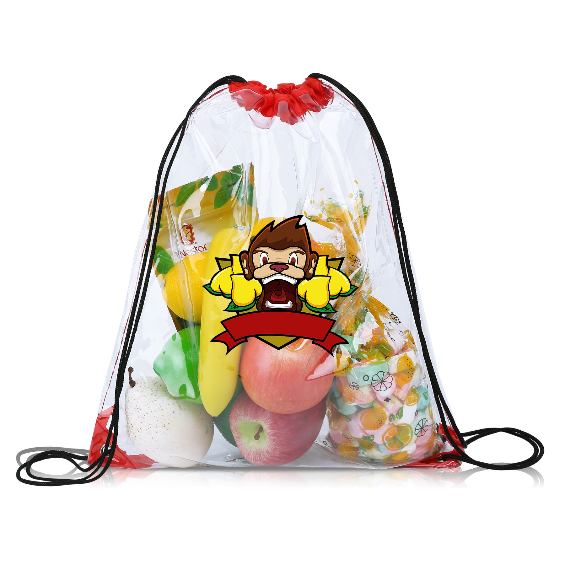 Clear Stadium Drawstring Backpack