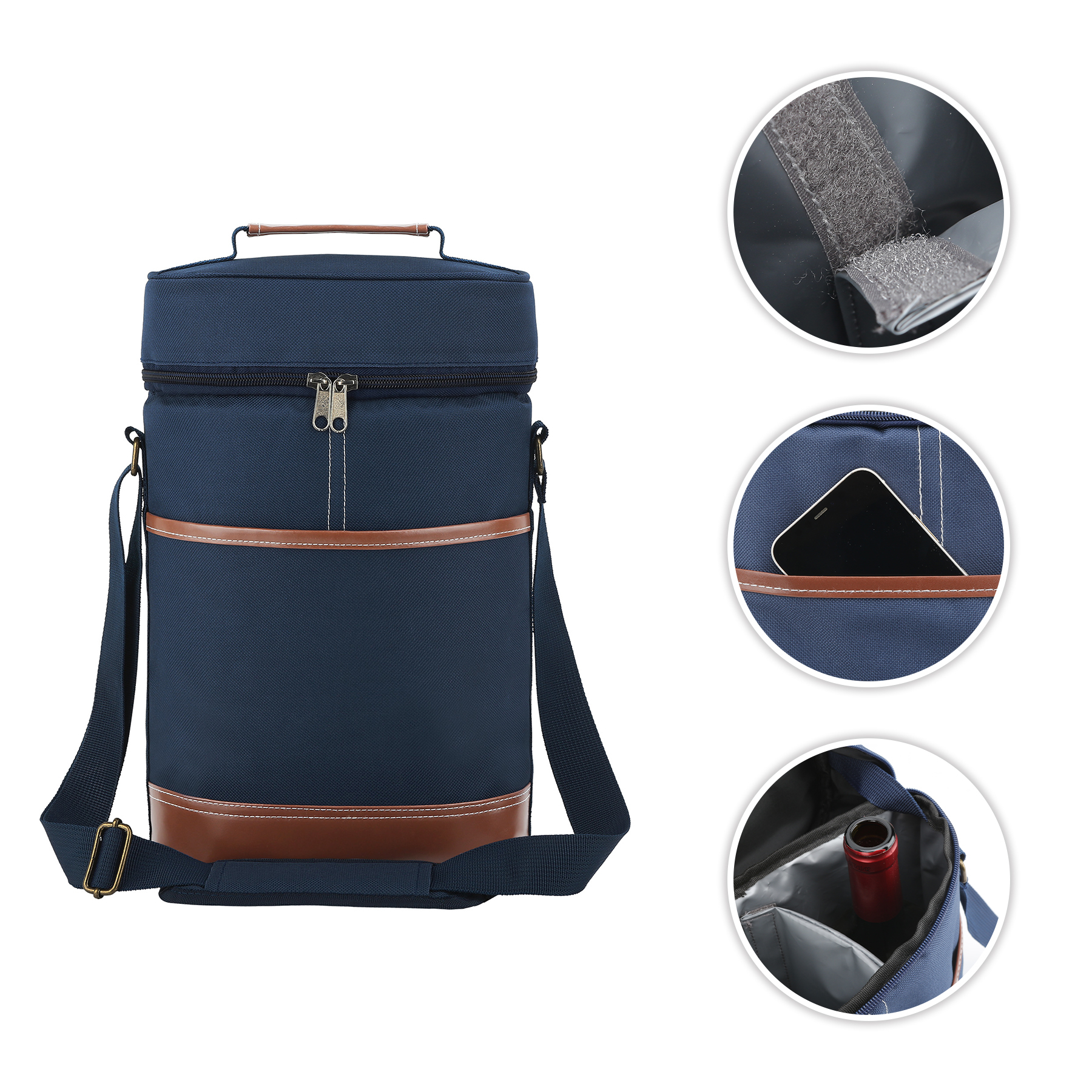 Insulated Double Wine Cooler Bag