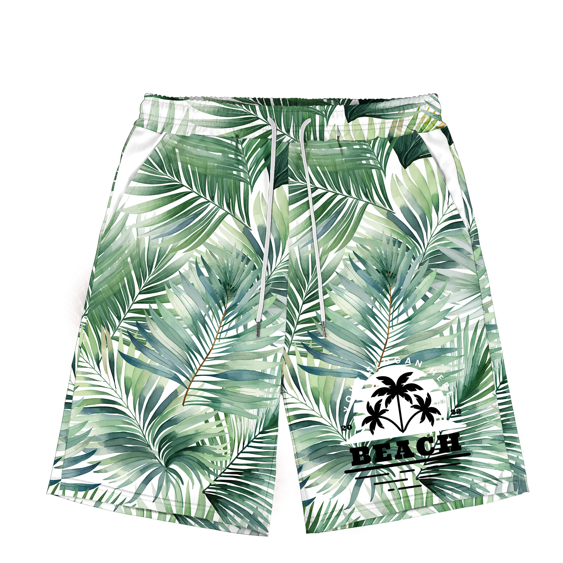 Men's Lightweight Performance Drawstring Shorts – 135 GSM Stretch Polyester
