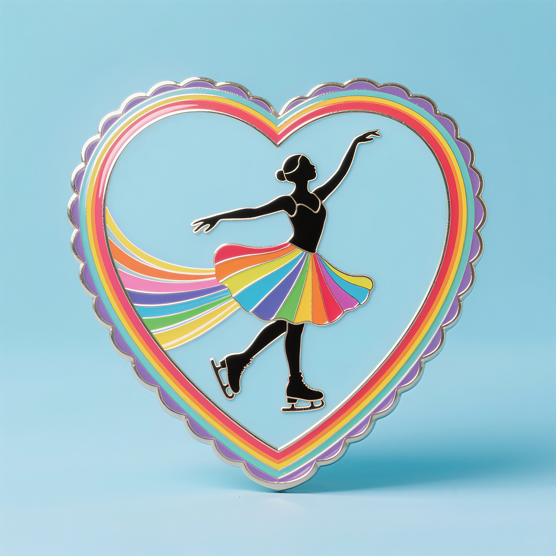 1" Die-Struck Soft Enamel Pin – Custom Design